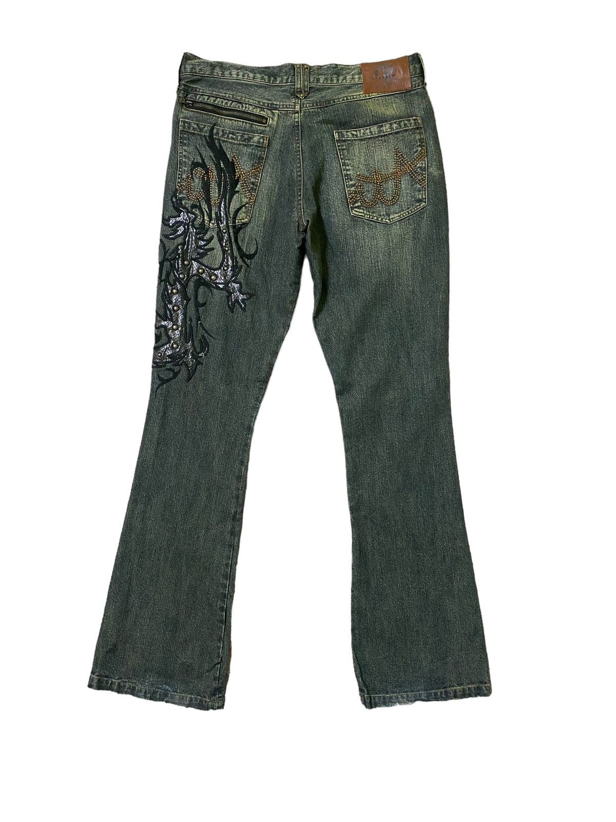 mxxshopin the attic damage design denim jeans
