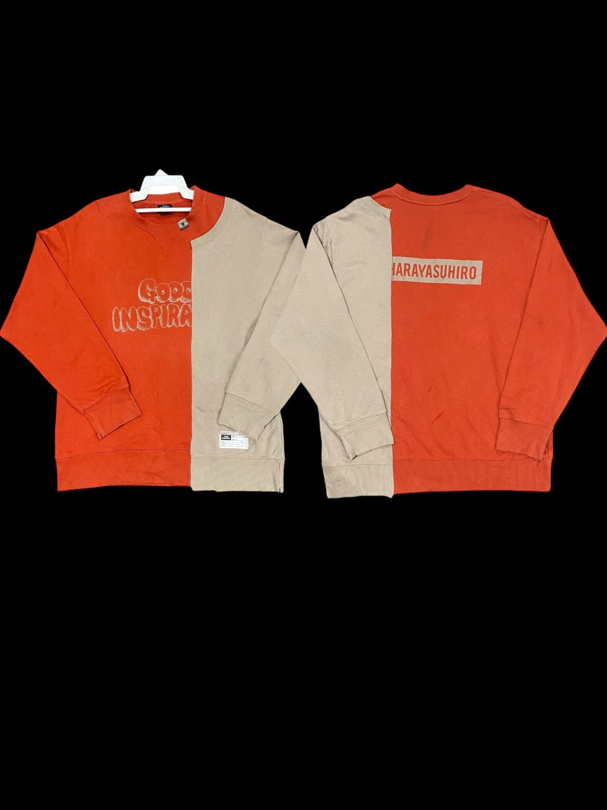 Maison MIHARA YASUHIRO Miharayasuhiro Good Inspiration Half Split Jumper Sweater Size US XL / EU 56 / 4 - 1 Thumbnail