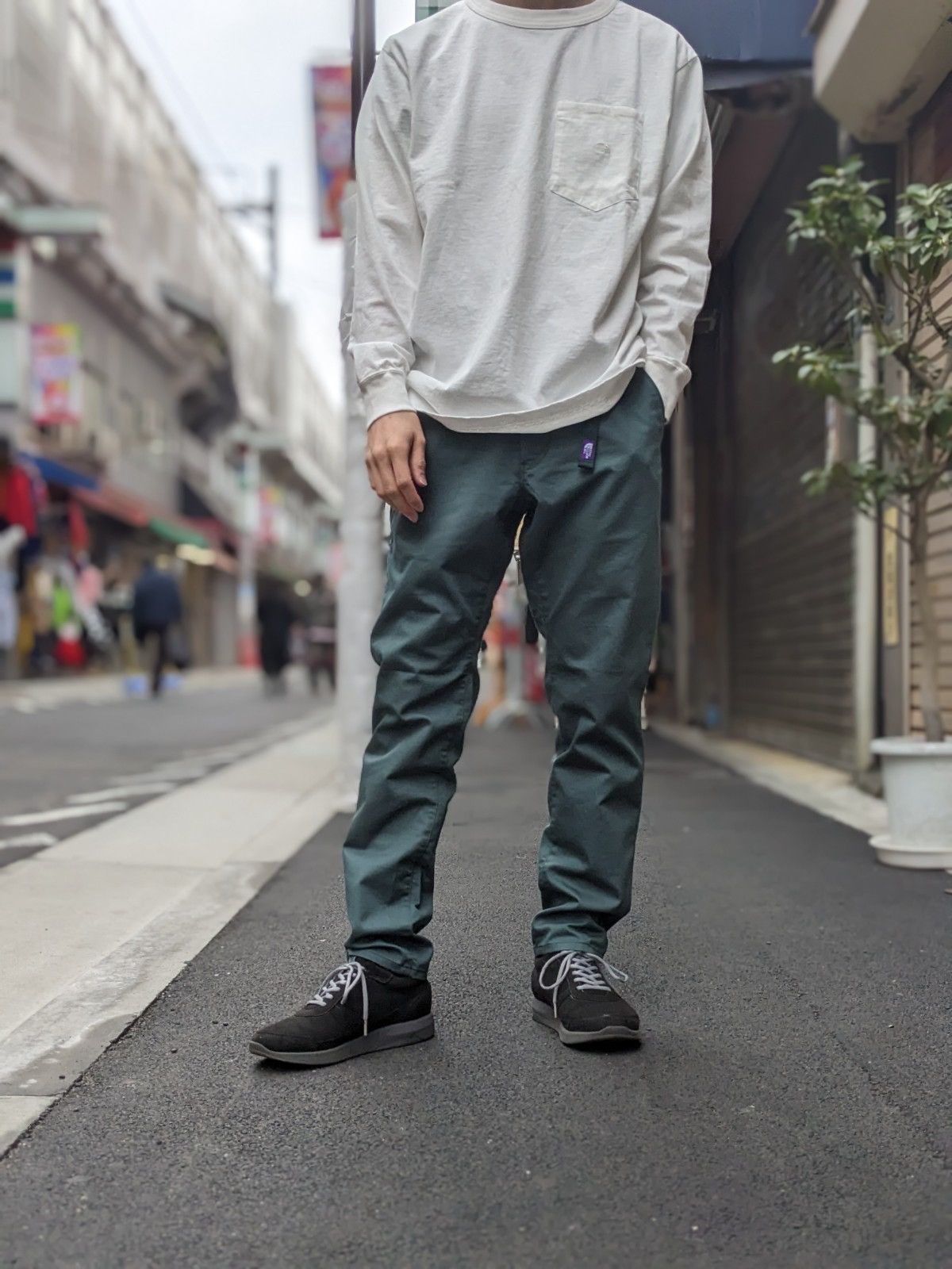 Nanamica × The North Face Purple Label The North Face x Nanamica - Twill Tapered Pants - Sage Green Size US 30 / EU 46 - 1 Thumbnail