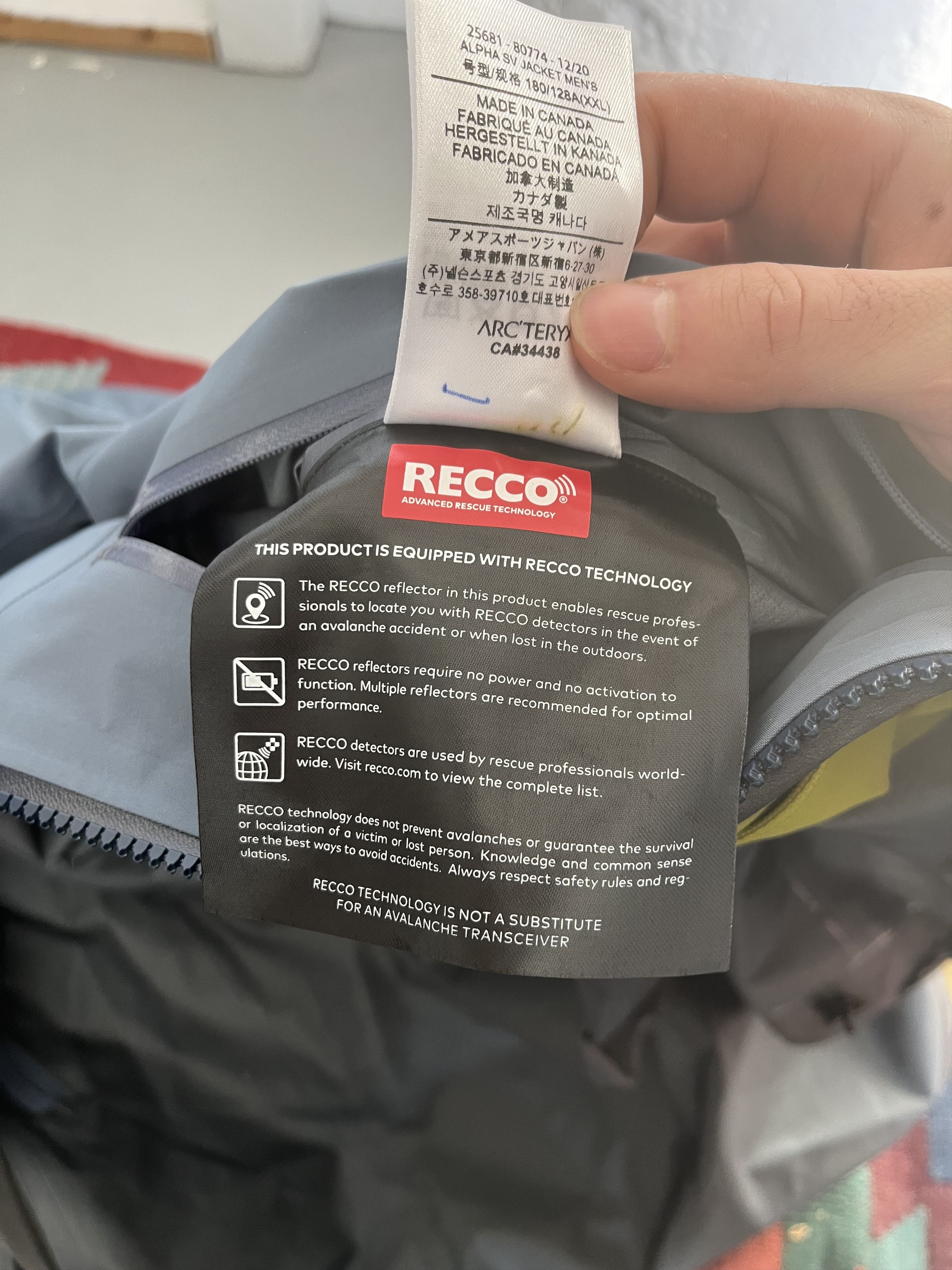 Arc'teryx Arc'teryx Alpha SV Size US XXL / EU 58 / 5 - 9 Thumbnail