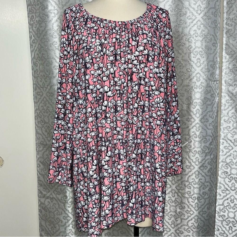 Croft & Barrow Croft Barrow Loose Flowered Top for Every Occasion T3 Size 3XL / US 20-22 - 2 Thumbnail
