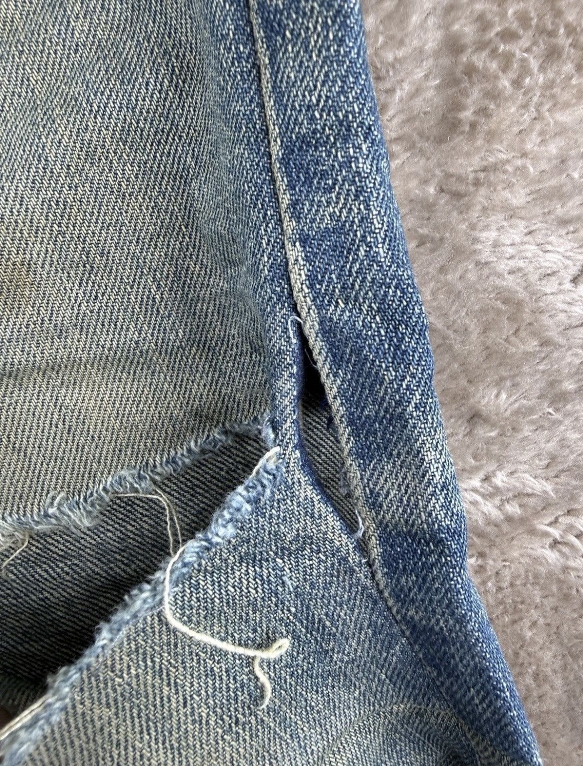 Levi's Vintage 90s Levi’s 701XX Big E Japan Made Buckle Back Size US 30 / EU 46 - 13 Thumbnail