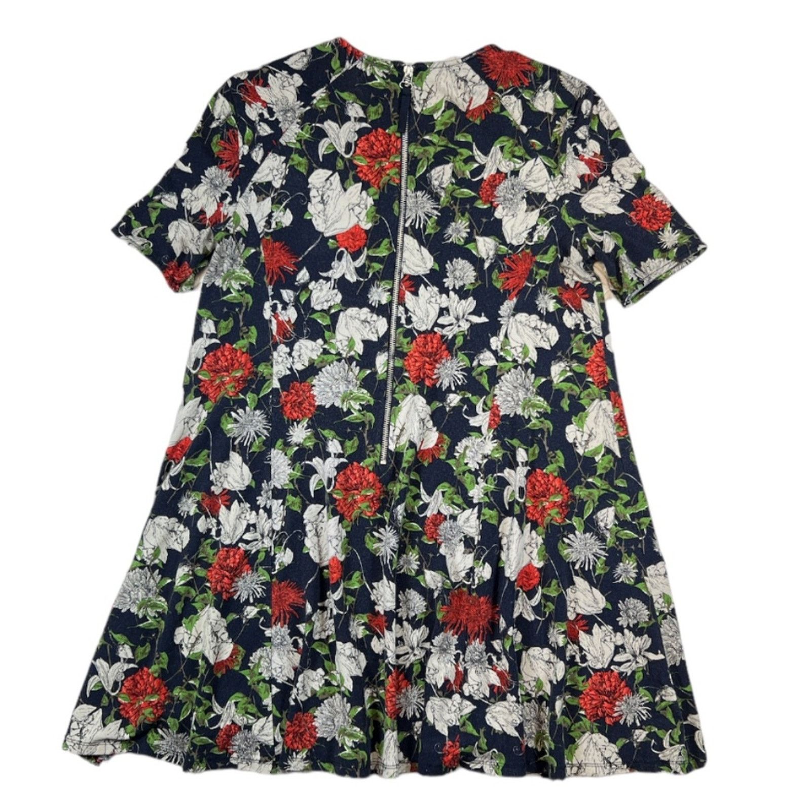NBDN Nobrandedon TRF Gray/Green Floral Top | Size 28 Size XL / US 12-14 / IT 48-50 - 2 Thumbnail