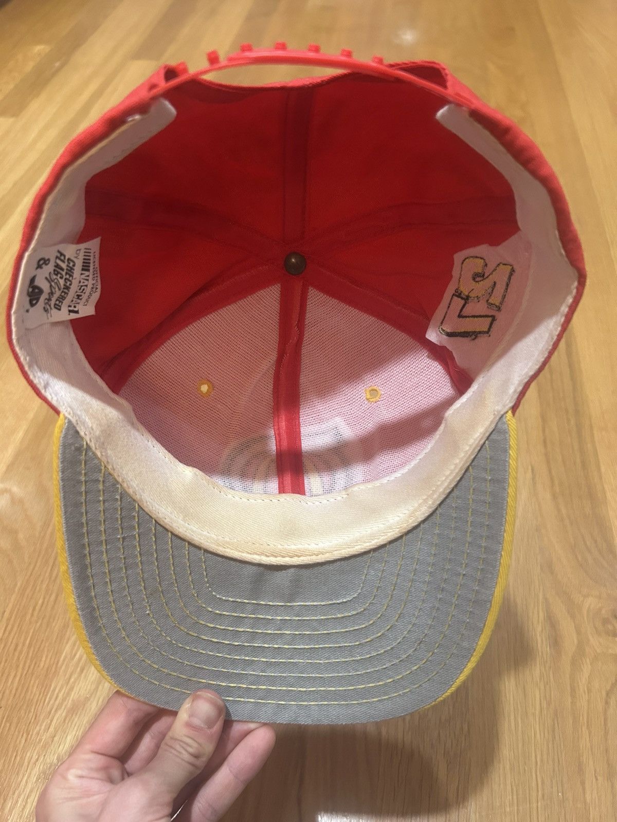 NASCAR NASCAR vintage y2k McDonalds racing team SnapBack hat #27 Size ONE SIZE - 9 Thumbnail
