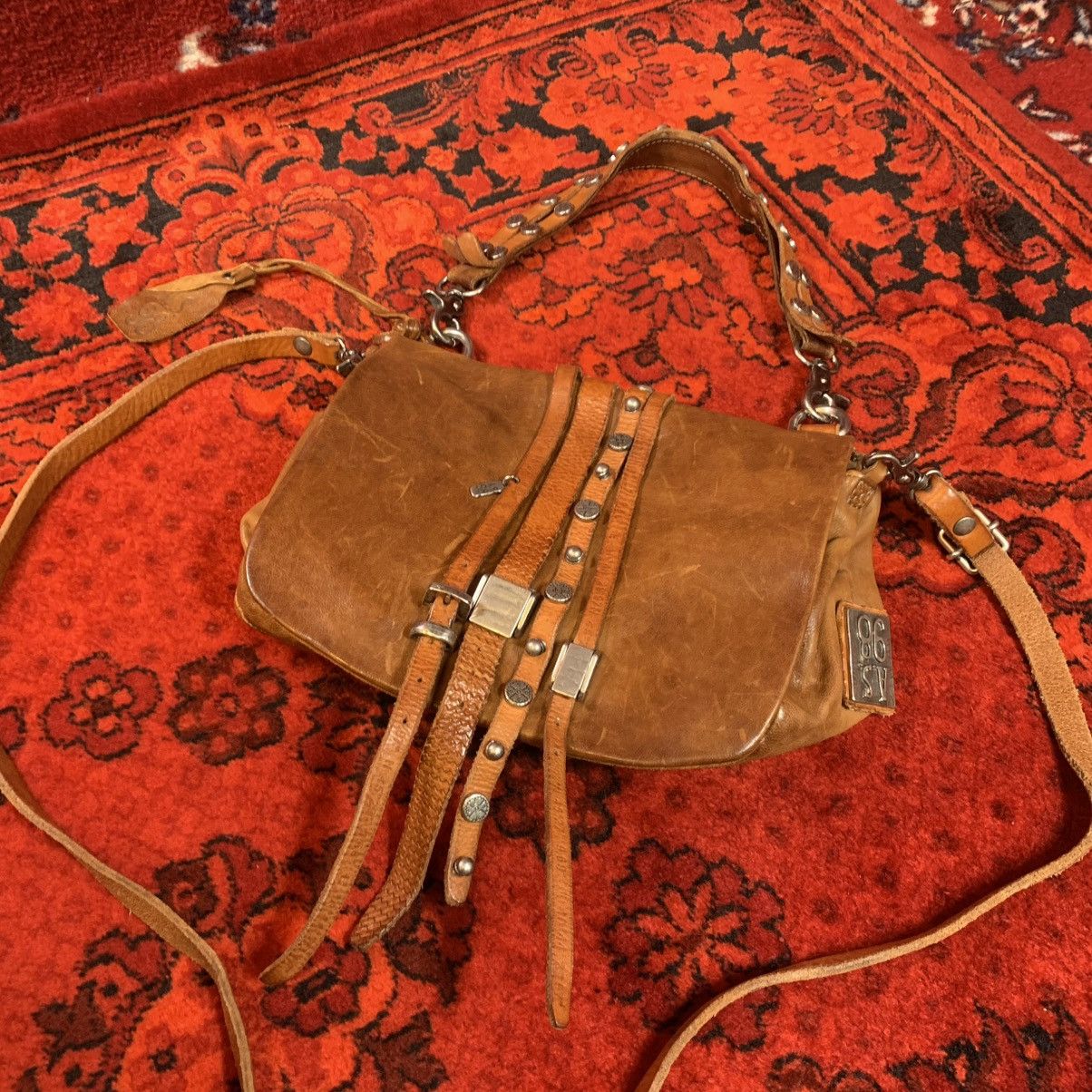 A.S.98 High Fashion Vintage A.S.98 Leather Multi-Strap Shoulder Bag Size ONE SIZE - 7 Thumbnail