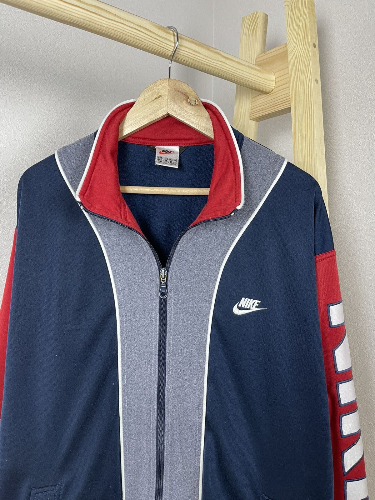 Nike × Vintage Vintage Y2k Nike Track Top Jacket Streetwear Size US XL / EU 56 / 4 - 2 Thumbnail