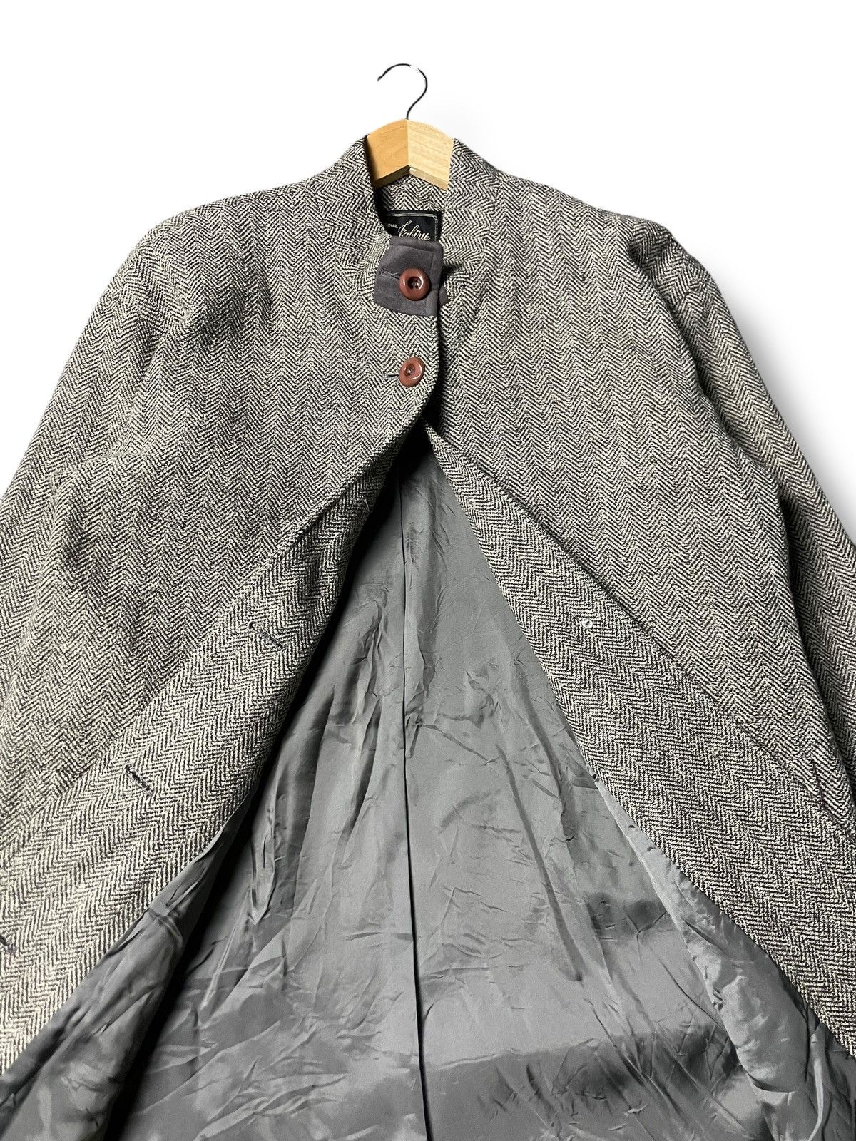 Japanese Brand × Vintage Japanese Brand Wool Tweed Fully Button Jacket (66) Size US S / EU 44-46 / 1 - 8 Thumbnail