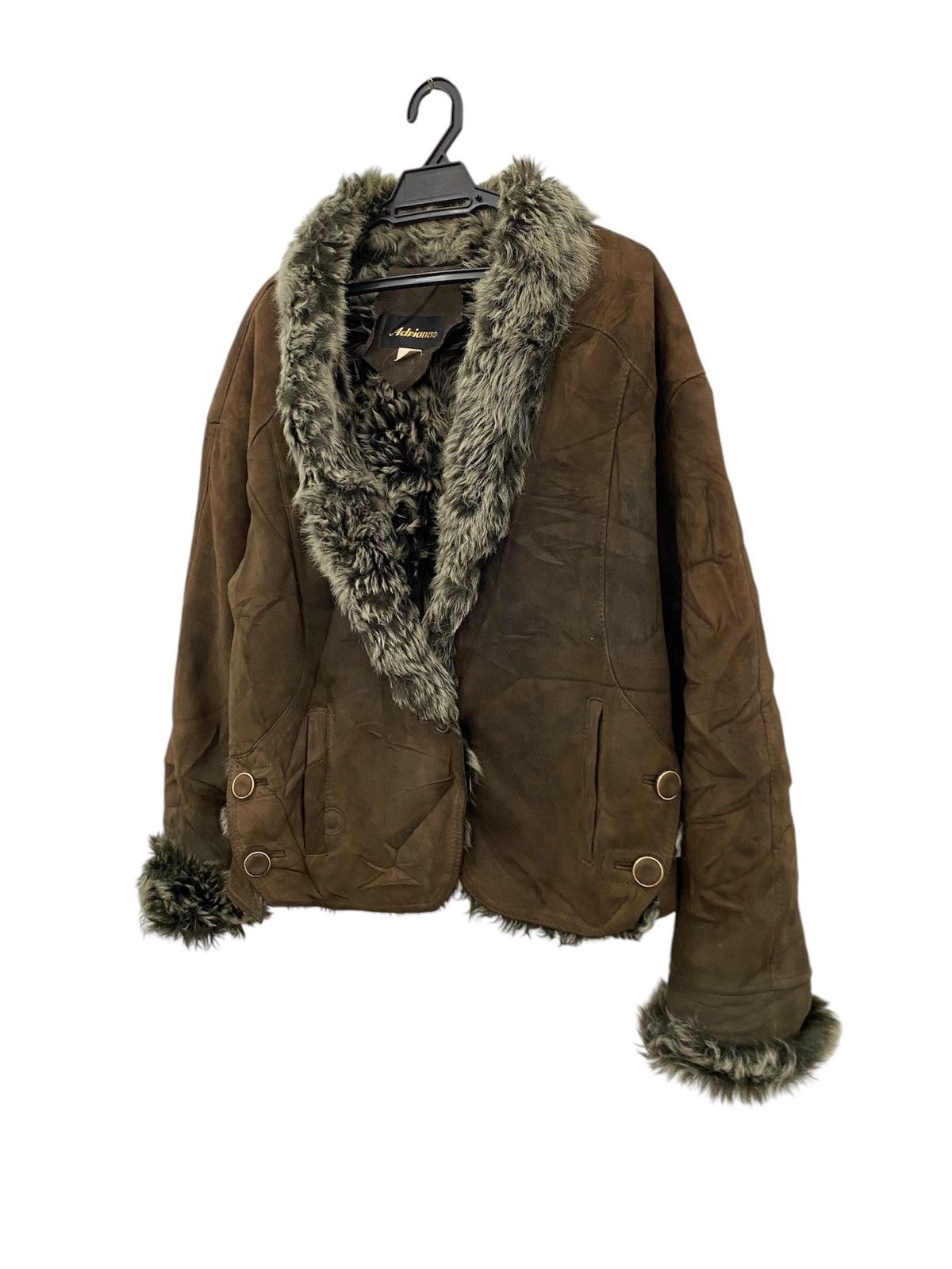 Japanese Brand VINTAGE LUXURY SHEEPSKIN JACKET FAUX FUR DESIGN MOHAIR Size M / US 6-8 / IT 42-44 - 3 Thumbnail