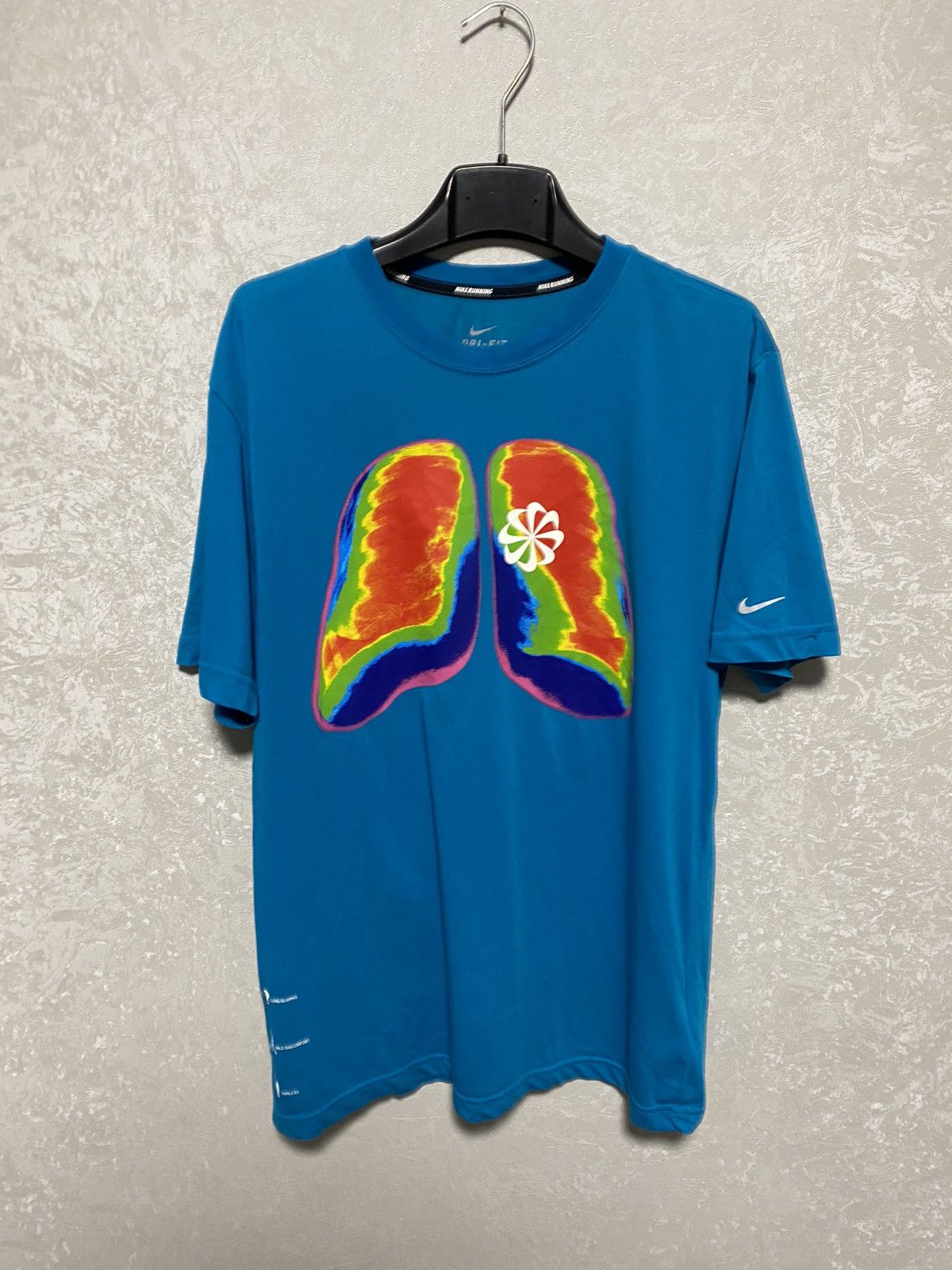 Nike Nike Promo Sample Pinwheel Thermal Lungs Running Shirt Sz M Size US M / EU 48-50 / 2 - 1 Thumbnail