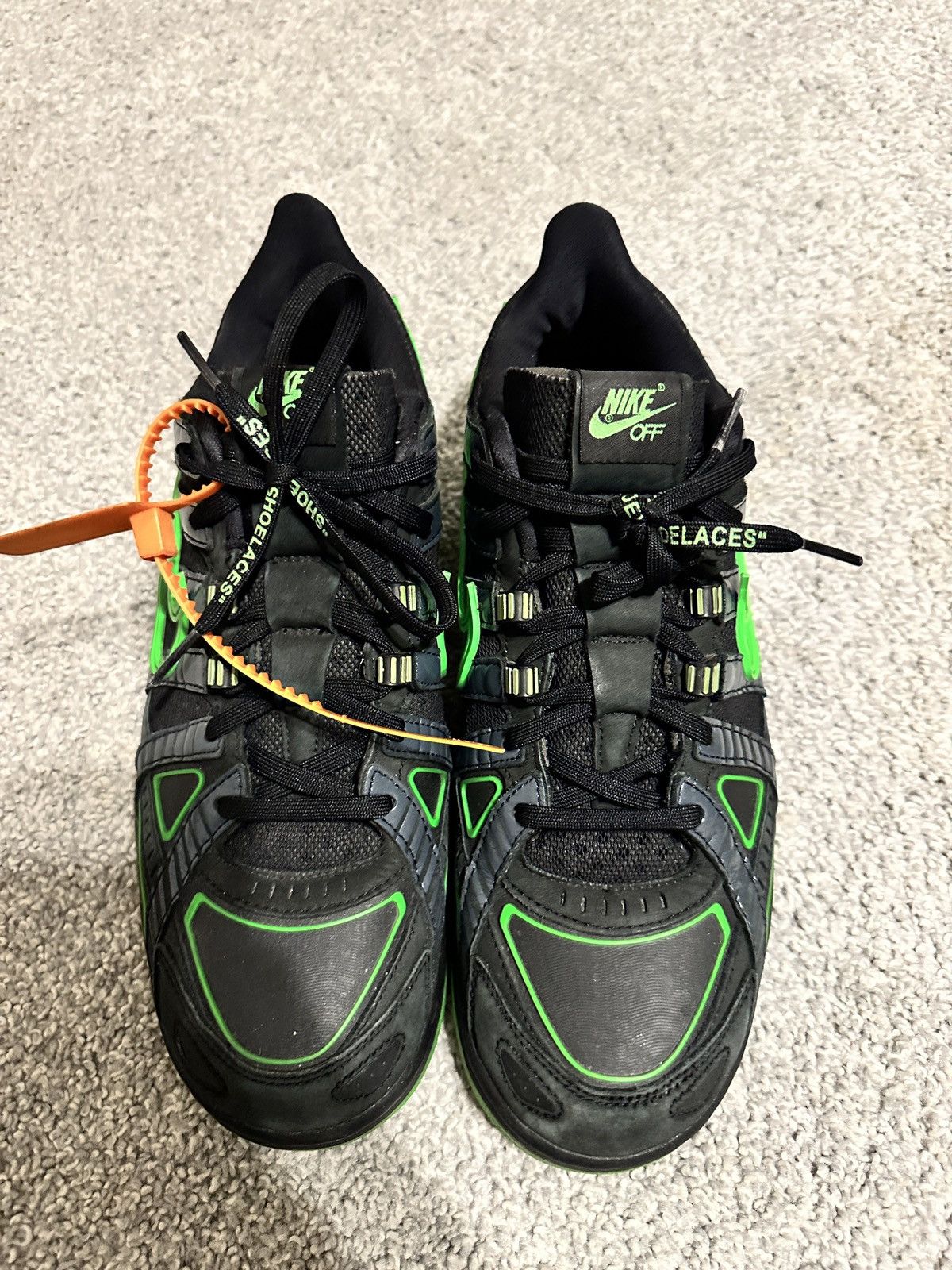 Nike × Off-White Off white rubber dunk green Size US 12 / EU 45 - 1 Thumbnail