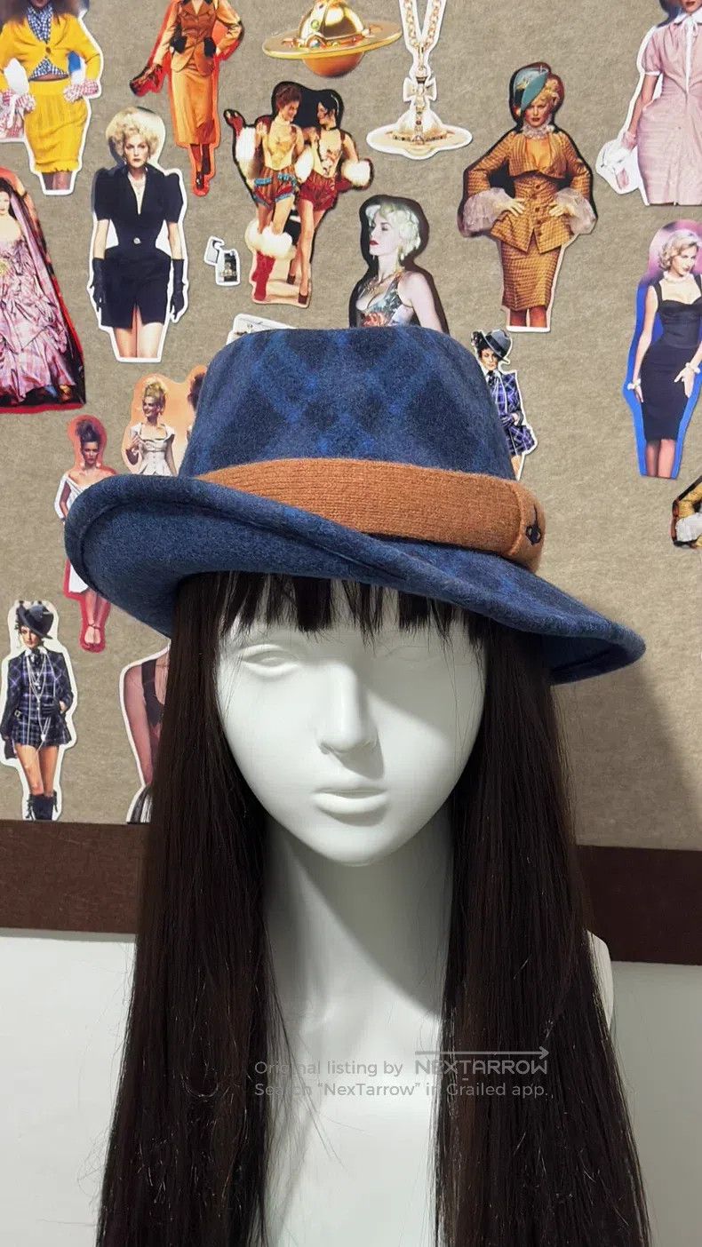 Vivienne Westwood Vivienne Westwood Blue Top Hat Size ONE SIZE - 5 Thumbnail