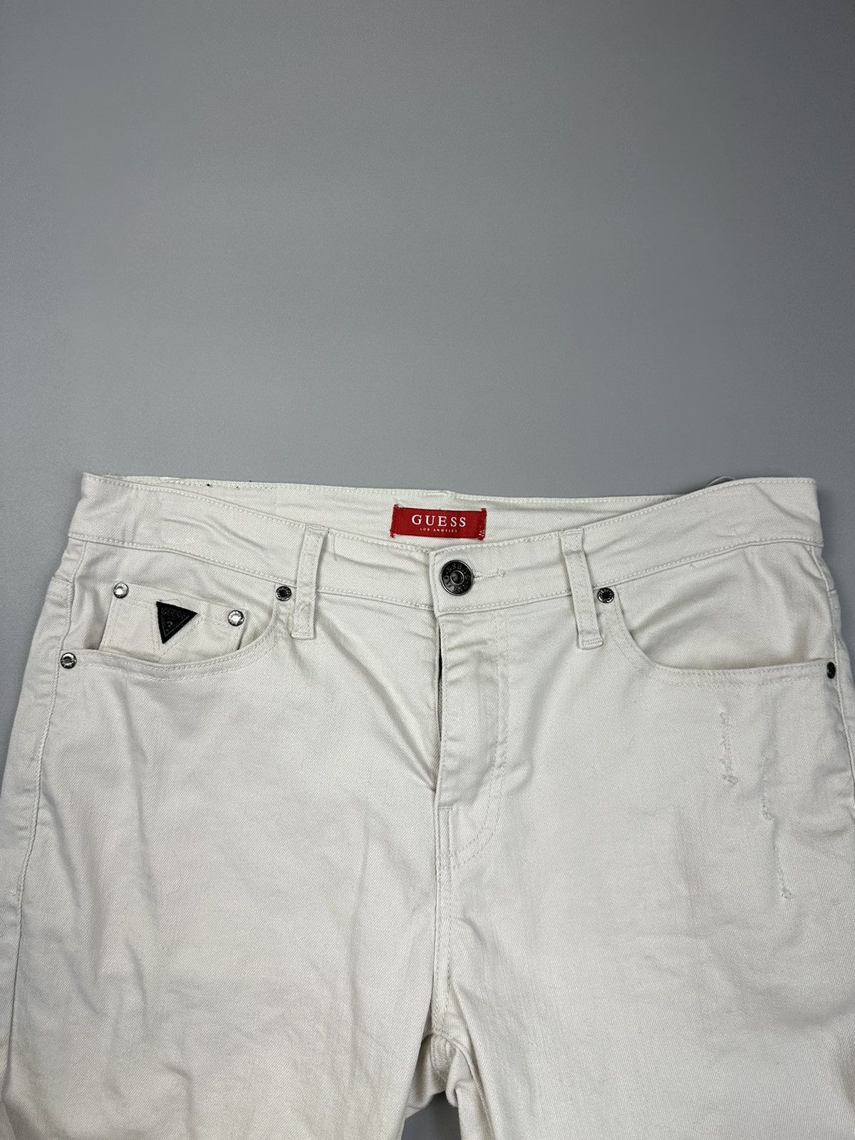 Guess Guess Skinny Fit Jeans White medium 32w Size US 32 / EU 48 - 3 Thumbnail