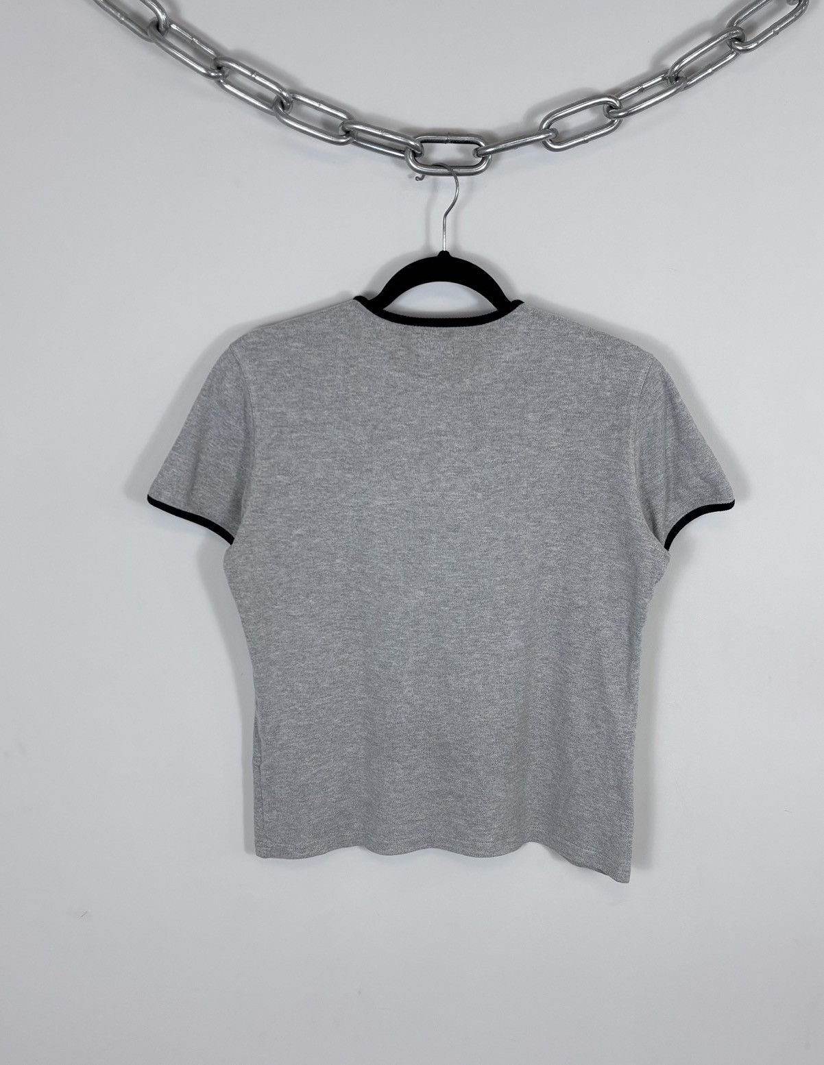 Iceberg Vintage Iceberg Jeans Women’s Big Logo Grey T-Shirt Tee Size L / US 10 / IT 46 - 16 Thumbnail