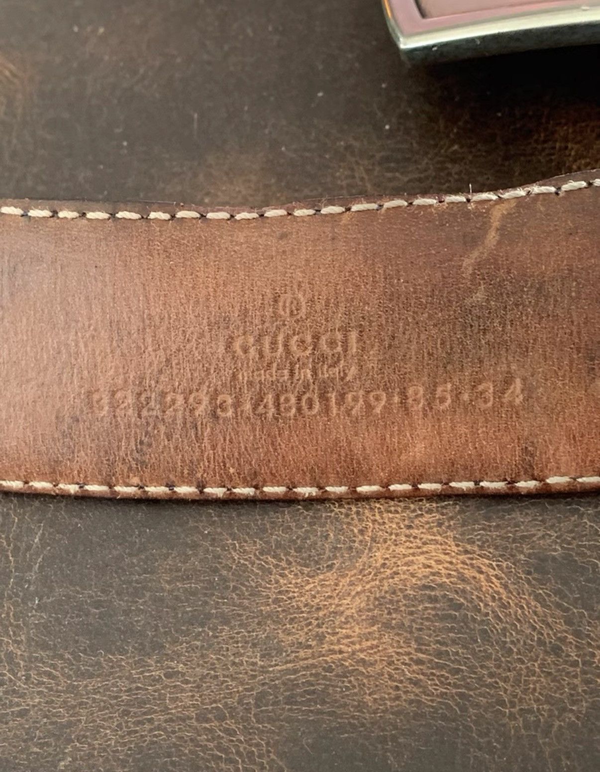 Gucci Gucci genuine leather belt K16 Size ONE SIZE - 5 Thumbnail