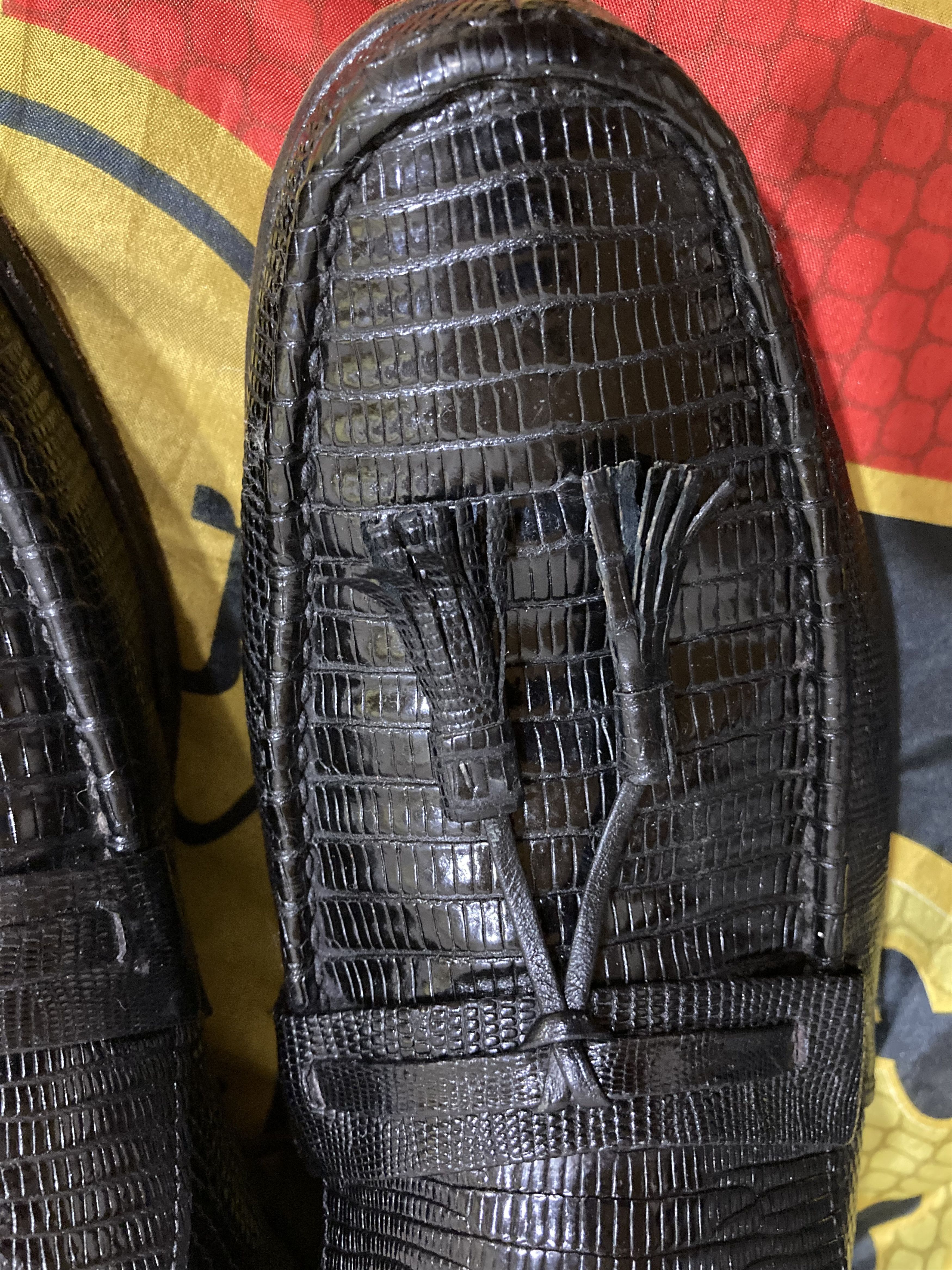 Nettleton VTG 70-80s Nettleton Tassel Loafer Lizard Skins Made In USA Size US 11 / EU 44 - 5 Thumbnail