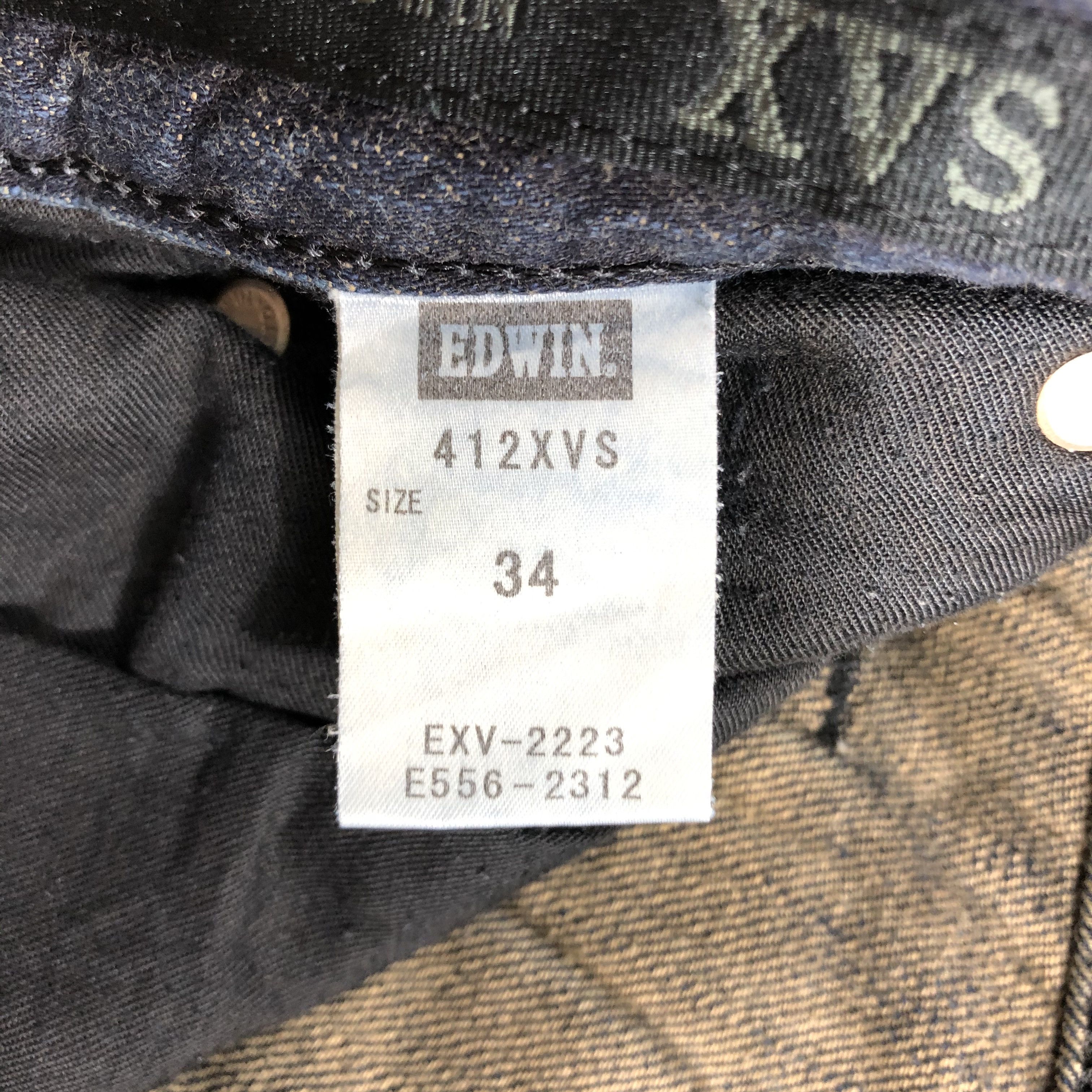 Edwin Edwin XV Jeans Distress Faded Blue Denim KJ2401 Size US 34 / EU 50 - 8 Thumbnail