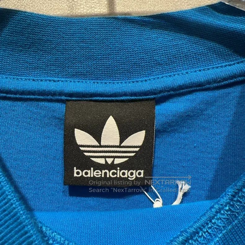 Balenciaga Balenciaga Adidas Small Logo Embroidered Short Sleeve in B Size US S / EU 44-46 / 1 - 4 Thumbnail