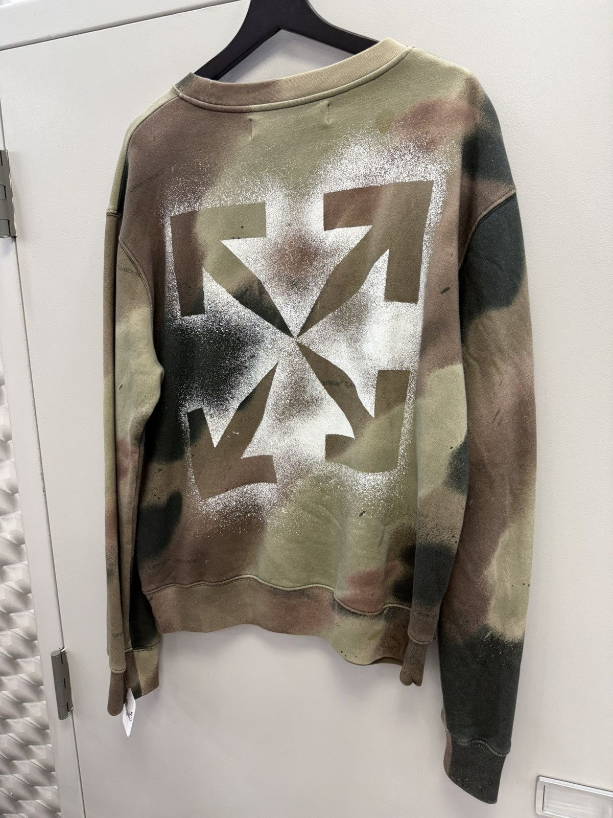 Off-White Off-White Camo Crewneck Size US L / EU 52-54 / 3 - 6 Thumbnail