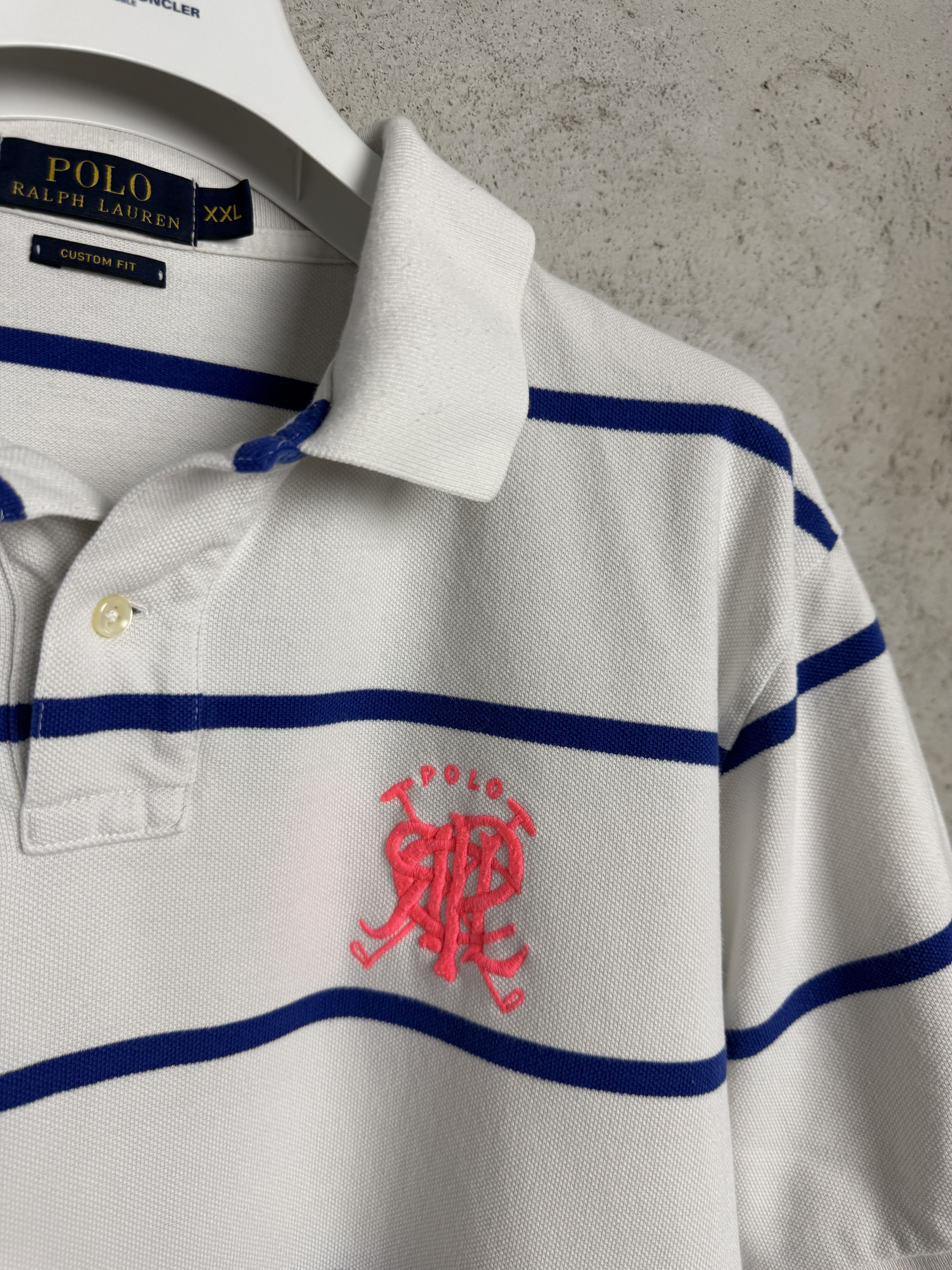 Polo Ralph Lauren Polo Ralph Lauren striped polo t-shirt tee rugby big logo Size US XXL / EU 58 / 5 - 2 Thumbnail