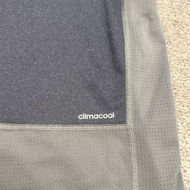 Adidas Adidas Climacool T-Shirt Men 2XL Gray Short Sleeve Crew Neck Athletic Tee Size US XXL / EU 58 / 5 - 6 Thumbnail