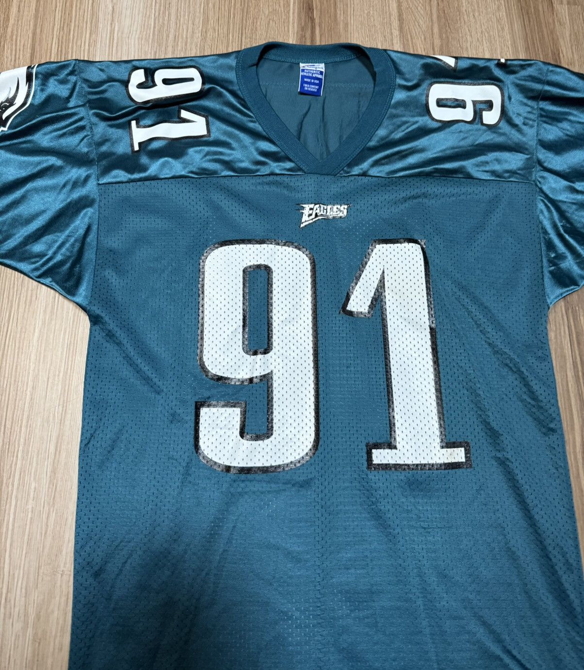 Champion Champion Philadelphia Eagles #91 Andy Harmon Jersey Size 40 Size US M / EU 48-50 / 2 - 2 Thumbnail