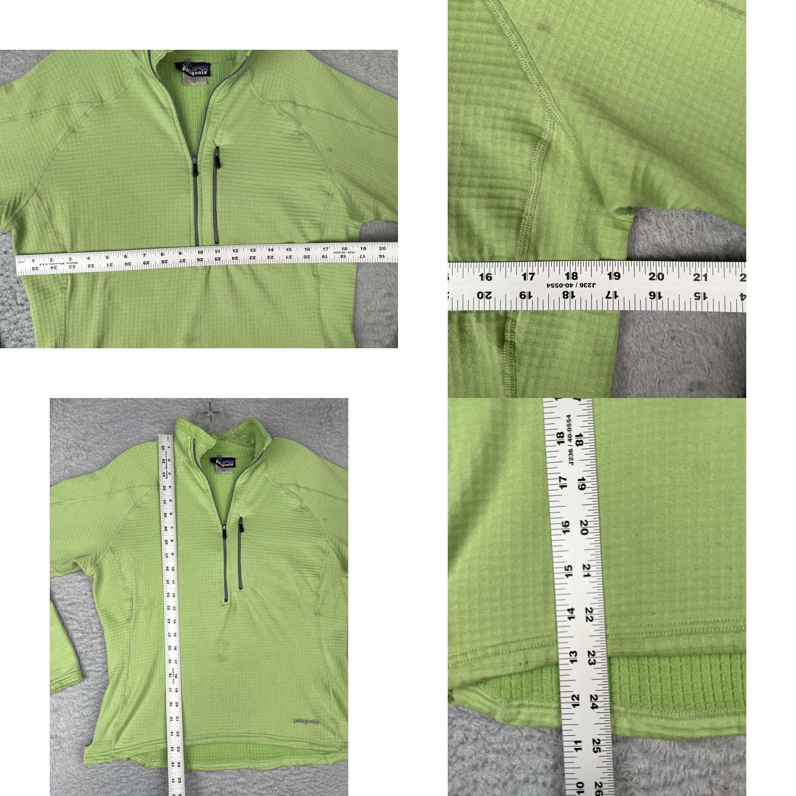 Patagonia VINTAGE Patagonia Shirt Womens M Green R1 Fleece Half Zip Pullover 90s Pat chegou Size M / US 6-8 / IT 42-44 - 8 Thumbnail