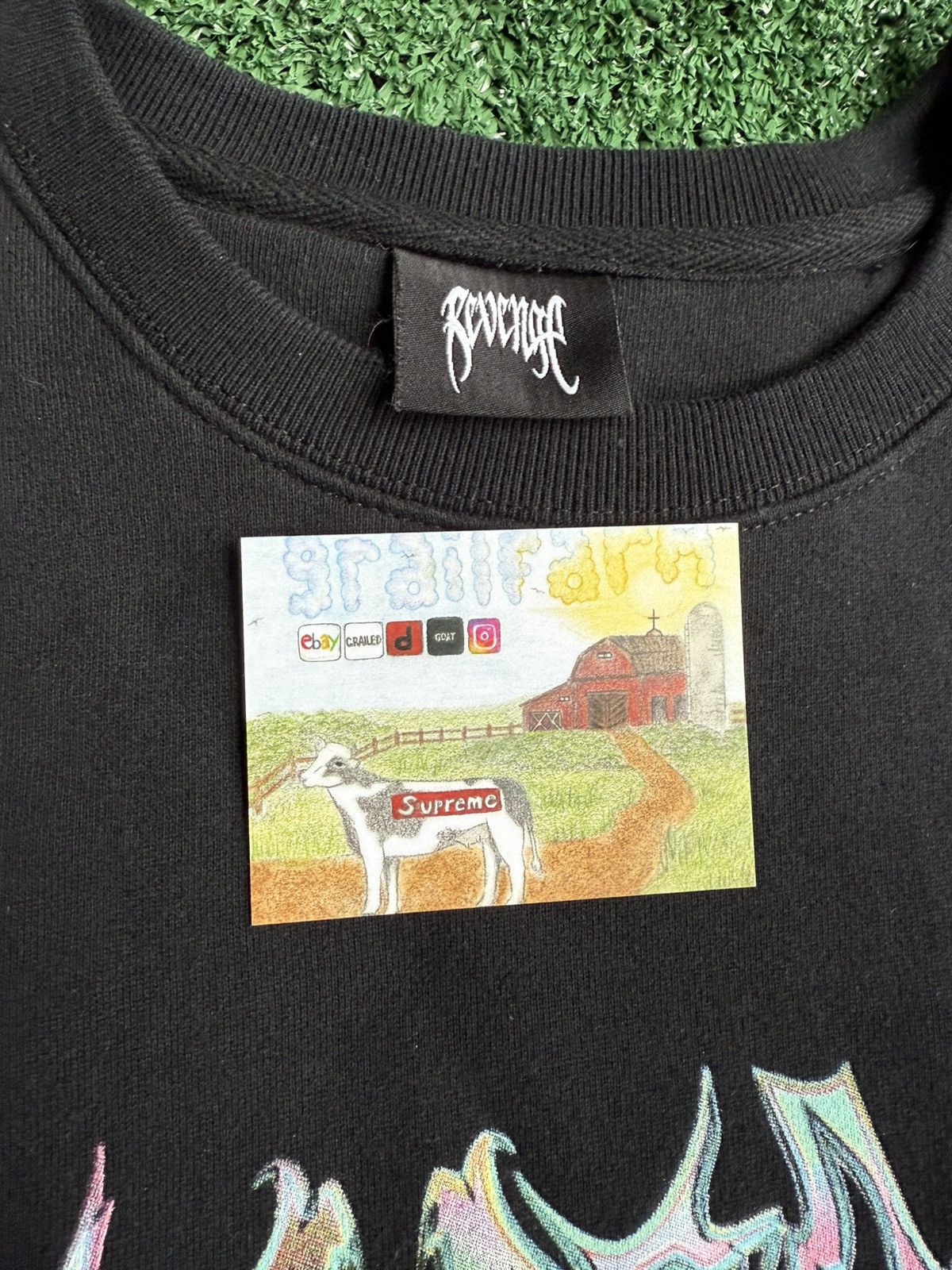 Revenge Revenge “Fuck Vetements” Crewneck Size US L / EU 52-54 / 3 - 3 Thumbnail
