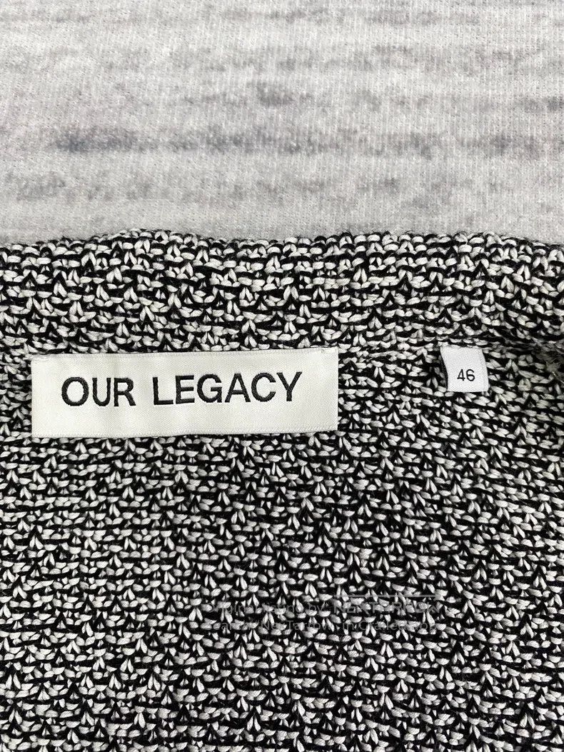 Our Legacy Our Legacy Snowflake Knit Cardigan Black and White Thick K Size US S / EU 44-46 / 1 - 6 Thumbnail