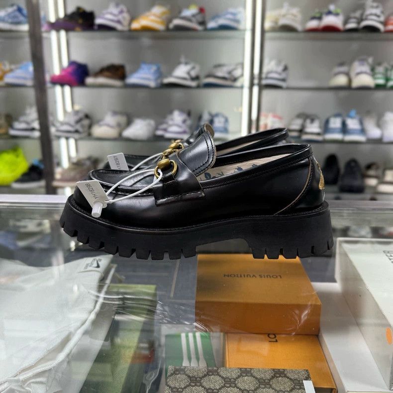 Gucci GUCCI Loafers Size 38.5 Black-2506 Size US 8 / IT 38 - 3 Thumbnail