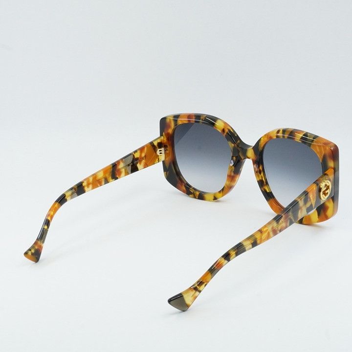 Gucci Gucci GG1257S 004 Women Sunglasses Havana Butterfly Frame Size ONE SIZE - 11 Thumbnail