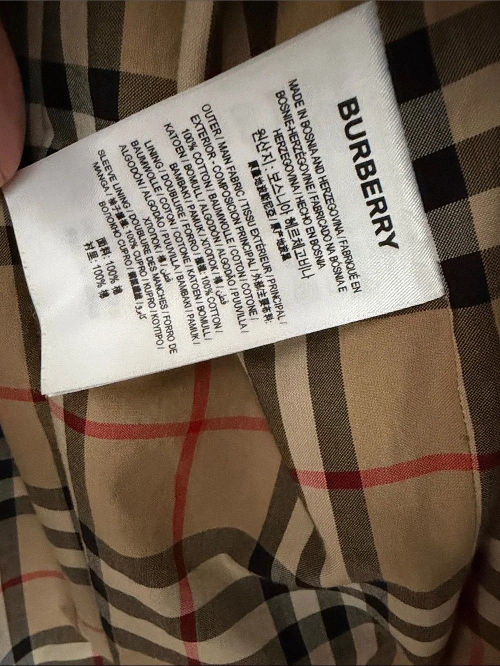 Burberry Burberry Check Lined Hooded Parka Size M / US 6-8 / IT 42-44 - 3 Thumbnail