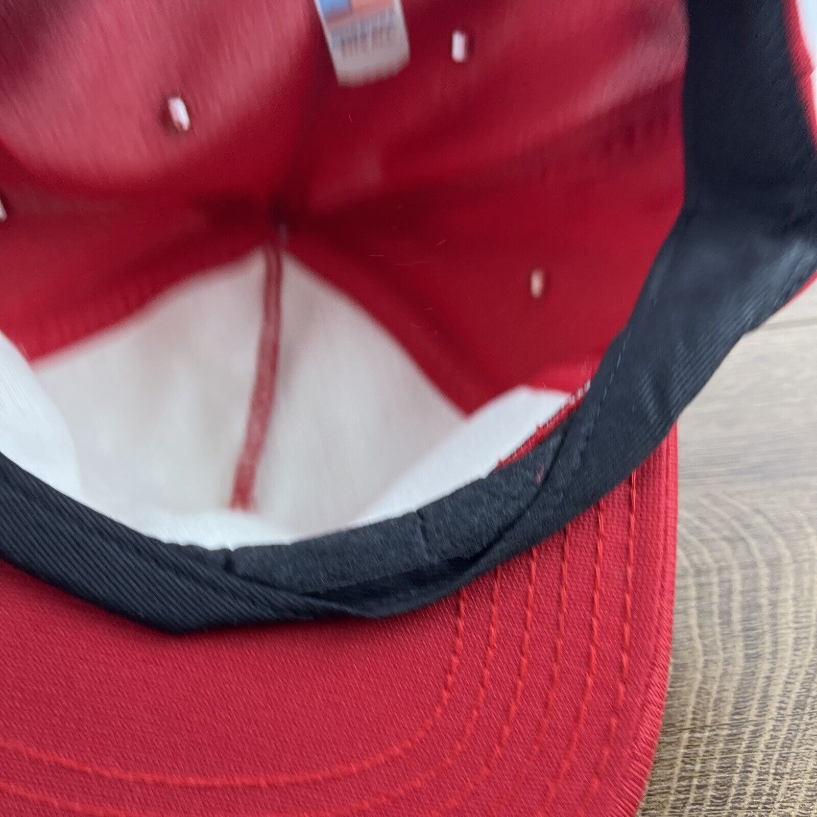 Other Red Trucker Baseball Hat Red Hat Adjustable Adult Size Hat R Size ONE SIZE - 11 Thumbnail