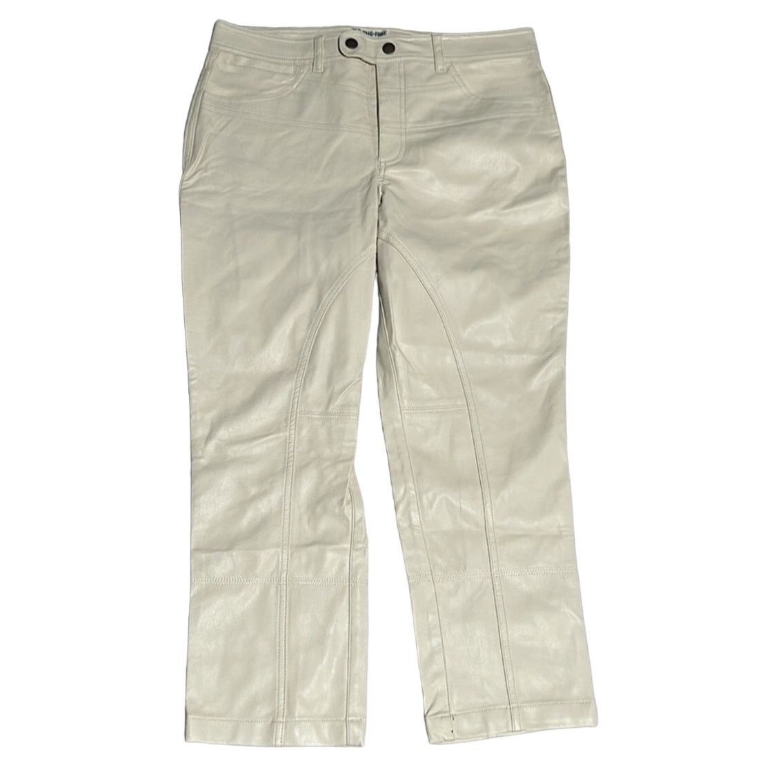 Free People New FREE PEOPLE We The Free Rebel Vegan Leather Pants $128 Size 30" / US 8 / IT 44 - 4 Thumbnail
