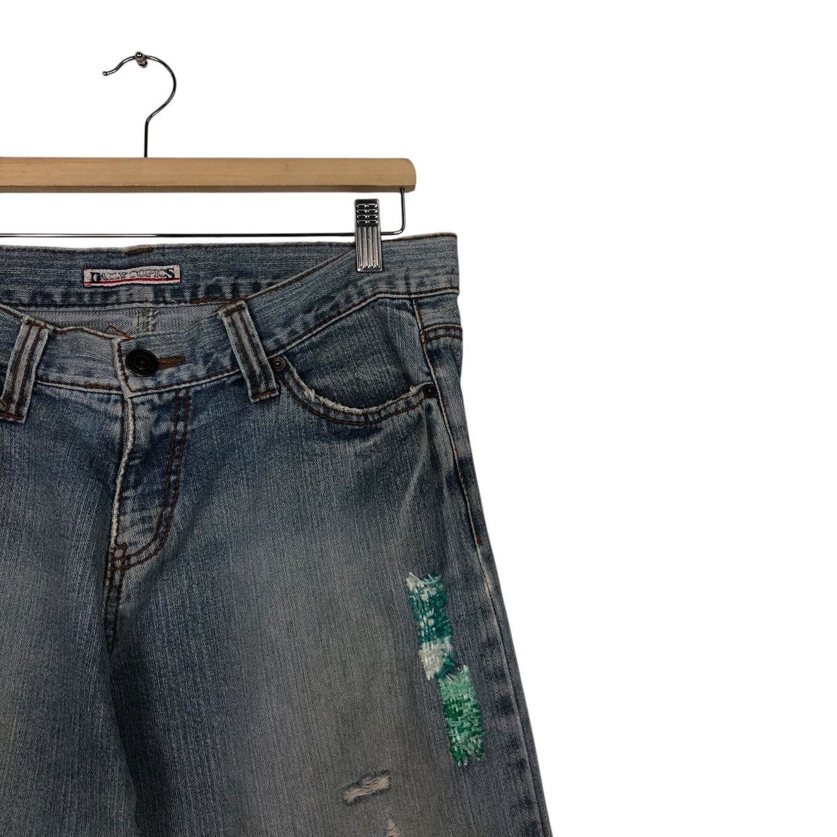 Japanese Brand Hysteric Glamour Distressed Patchwork Denim Size 34" / US 12 / IT 48 - 7 Thumbnail