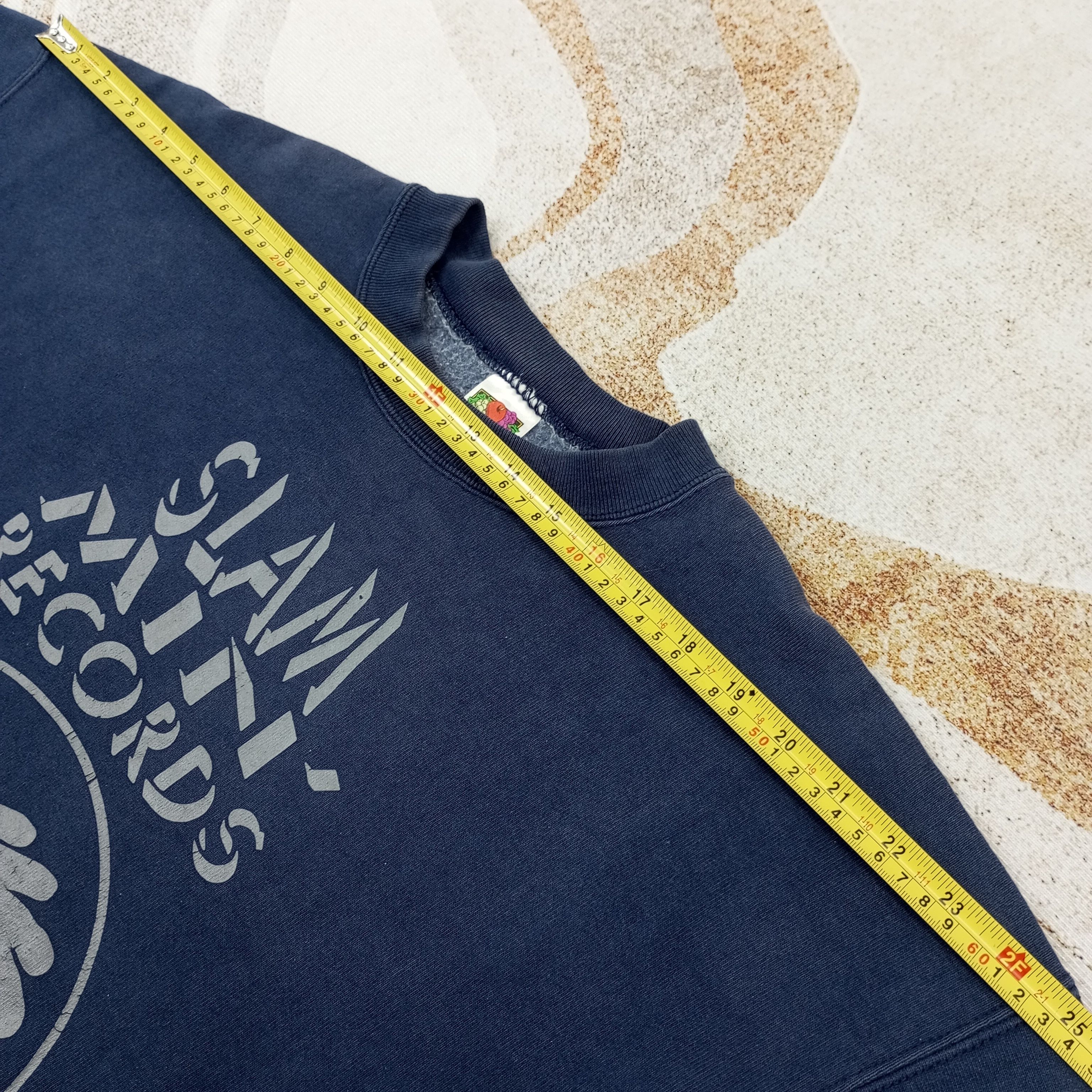 Fruit Of The Loom × Vintage Slam Min Record New York Sweatshirt c221n22 Size US XL / EU 56 / 4 - 9 Thumbnail