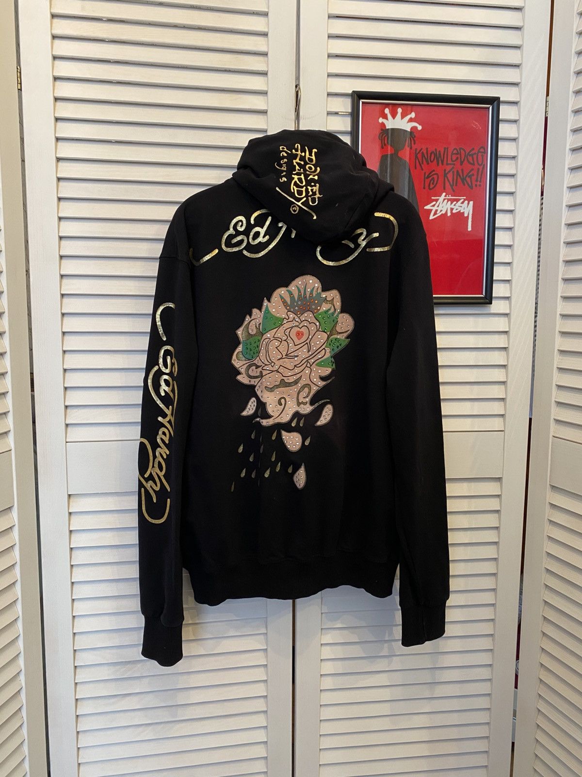 Ed Hardy Vintage Zip-Up Hoodie Ed Hardy by Christian Audigier y2K Size M / US 6-8 / IT 42-44 - 4 Thumbnail