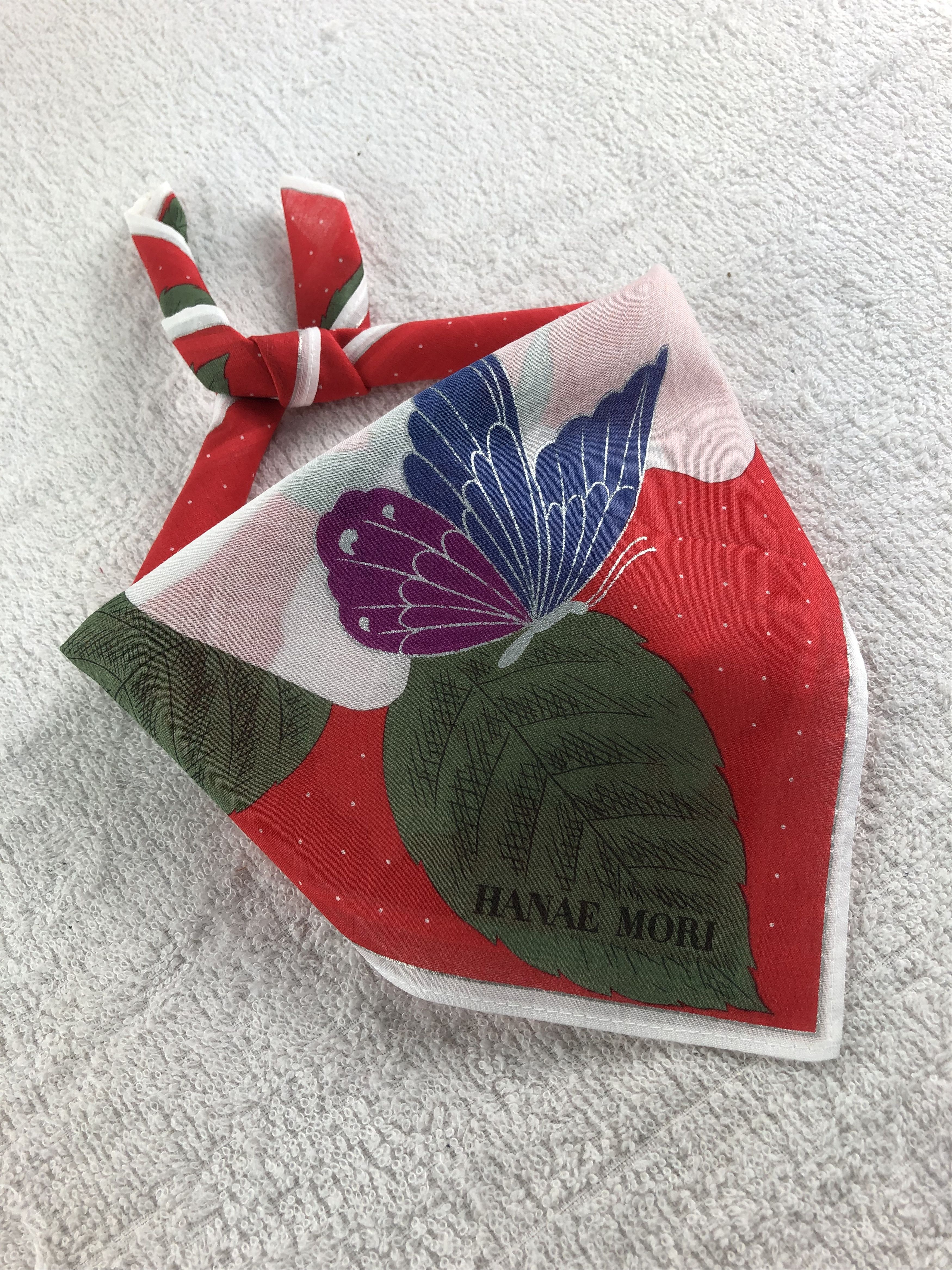 Hanae Mori Hanae Mori Handkerchief / Bandana / Neckerchief C191 Size ONE SIZE - 1 Thumbnail
