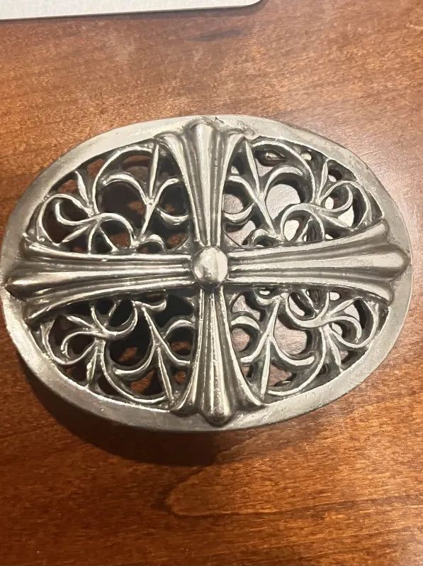A&G Rock A&G Rock Oval Belt Buckle *Chrome Hearts Lookalike* Size ONE SIZE - 4 Thumbnail