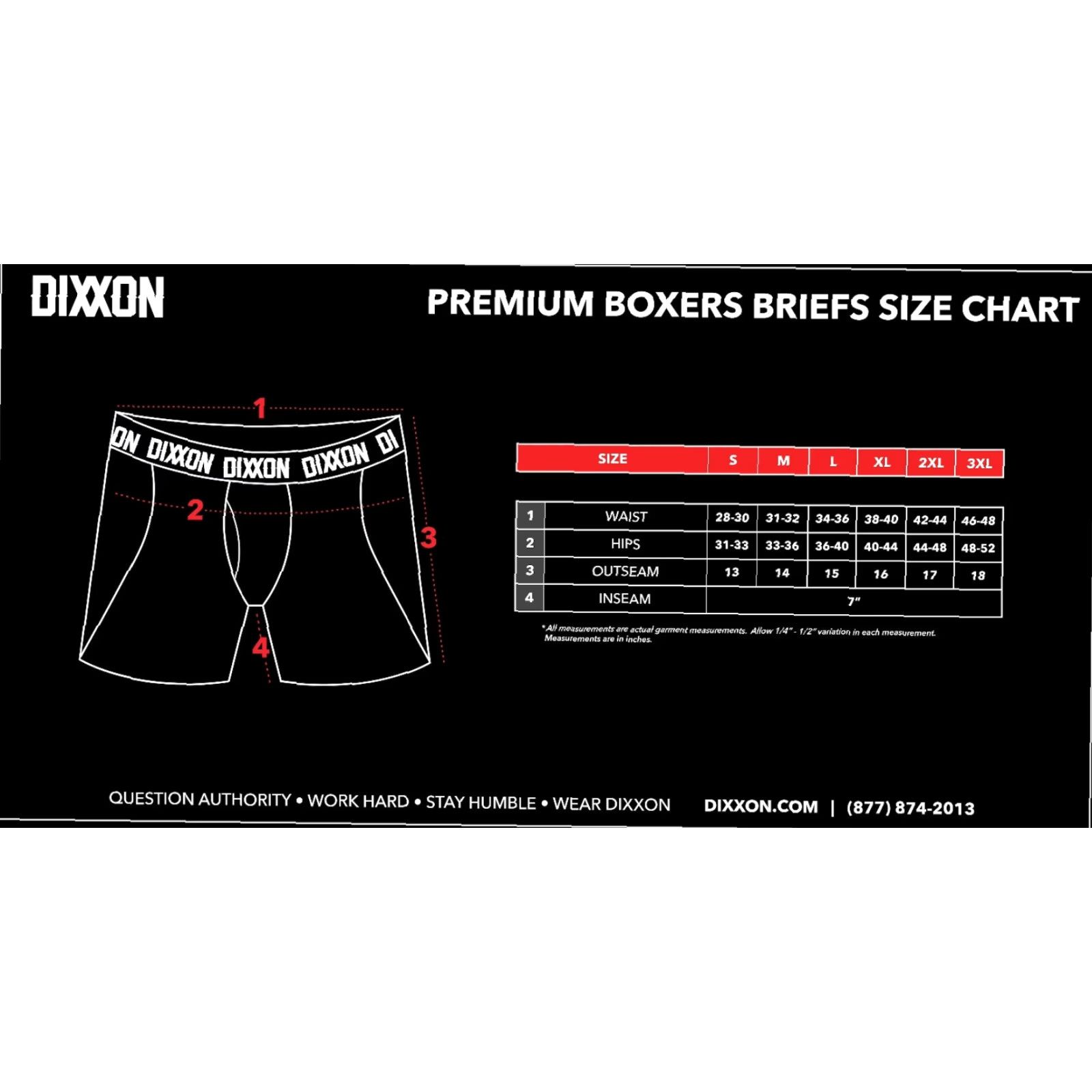 Vintage Dixxon Boxer Briefs Men XL Black Skull Bulldogs Print 2 Pack Underwear Size 46R - 8 Thumbnail