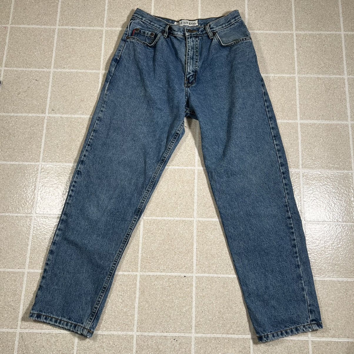 Bugle Boy Vintage Bugle Boys Jeans Light Washed Straight Leg 26 X 28 Size US 26 / EU 42 - 3 Thumbnail