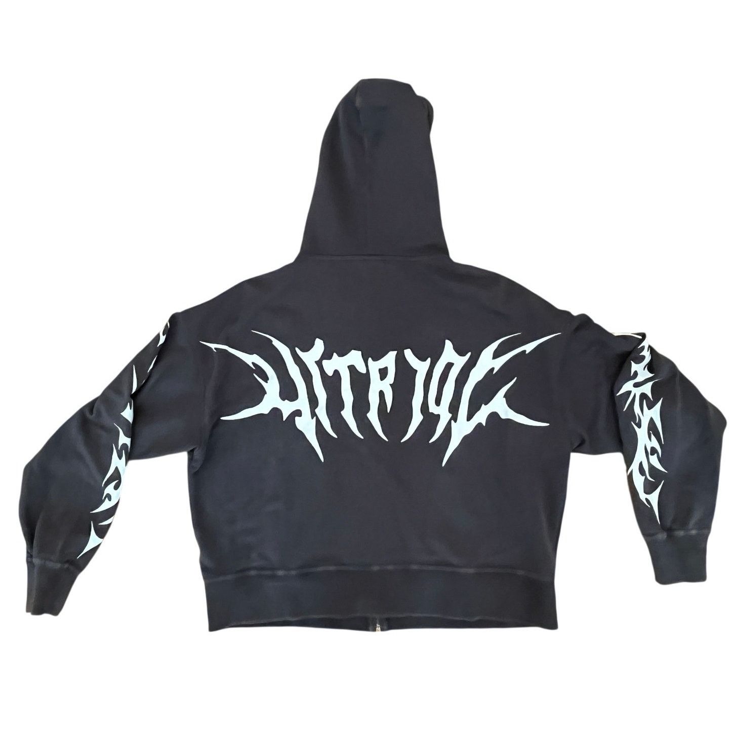 Other Vitriol Vulture Full Zip Hoodie Small Gray Gothic Print Size US S / EU 44-46 / 1 - 3 Thumbnail