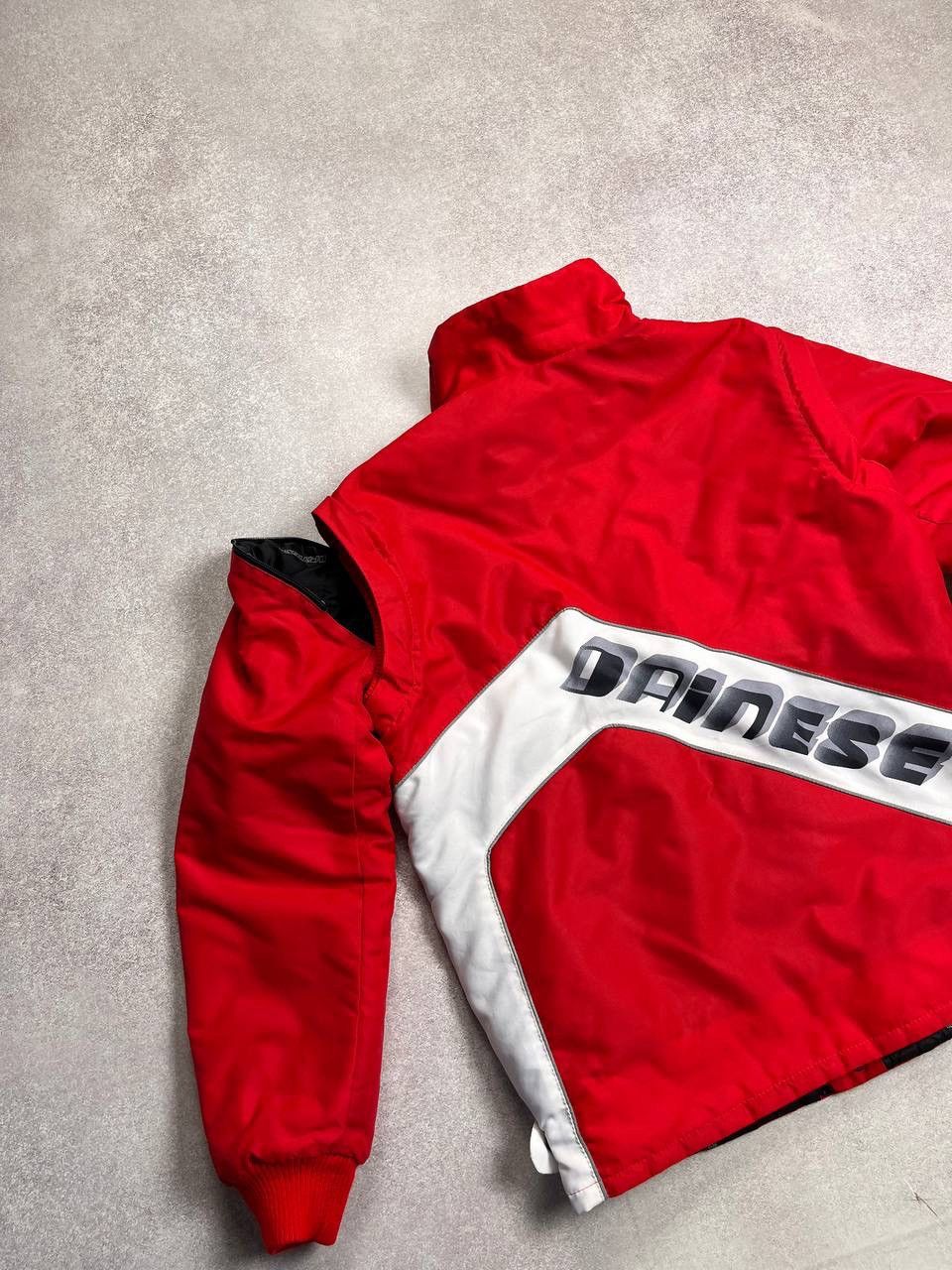 Dainese × Vintage Vintage 2in1 Dainese Red Moto Modular Jacket L Y2K Size US L / EU 52-54 / 3 - 3 Thumbnail