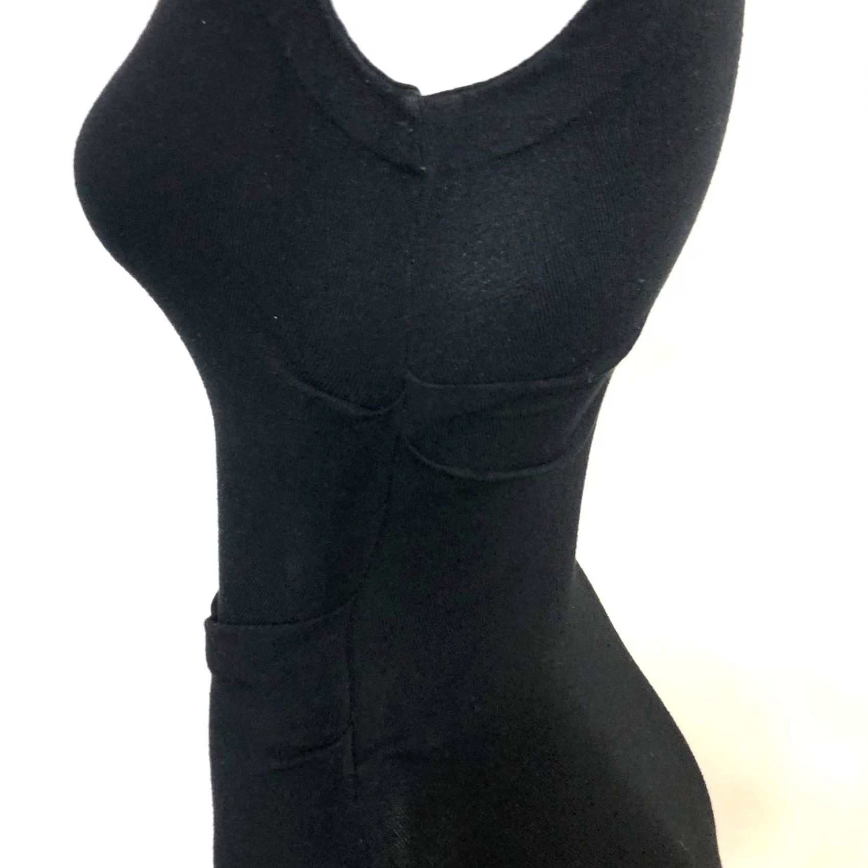 Allsaints All Saints Bodycon Dress XS Sleeveless Knee Length Twisted Viscose Black Women Size XS / US 0-2 / IT 36-38 - 4 Thumbnail