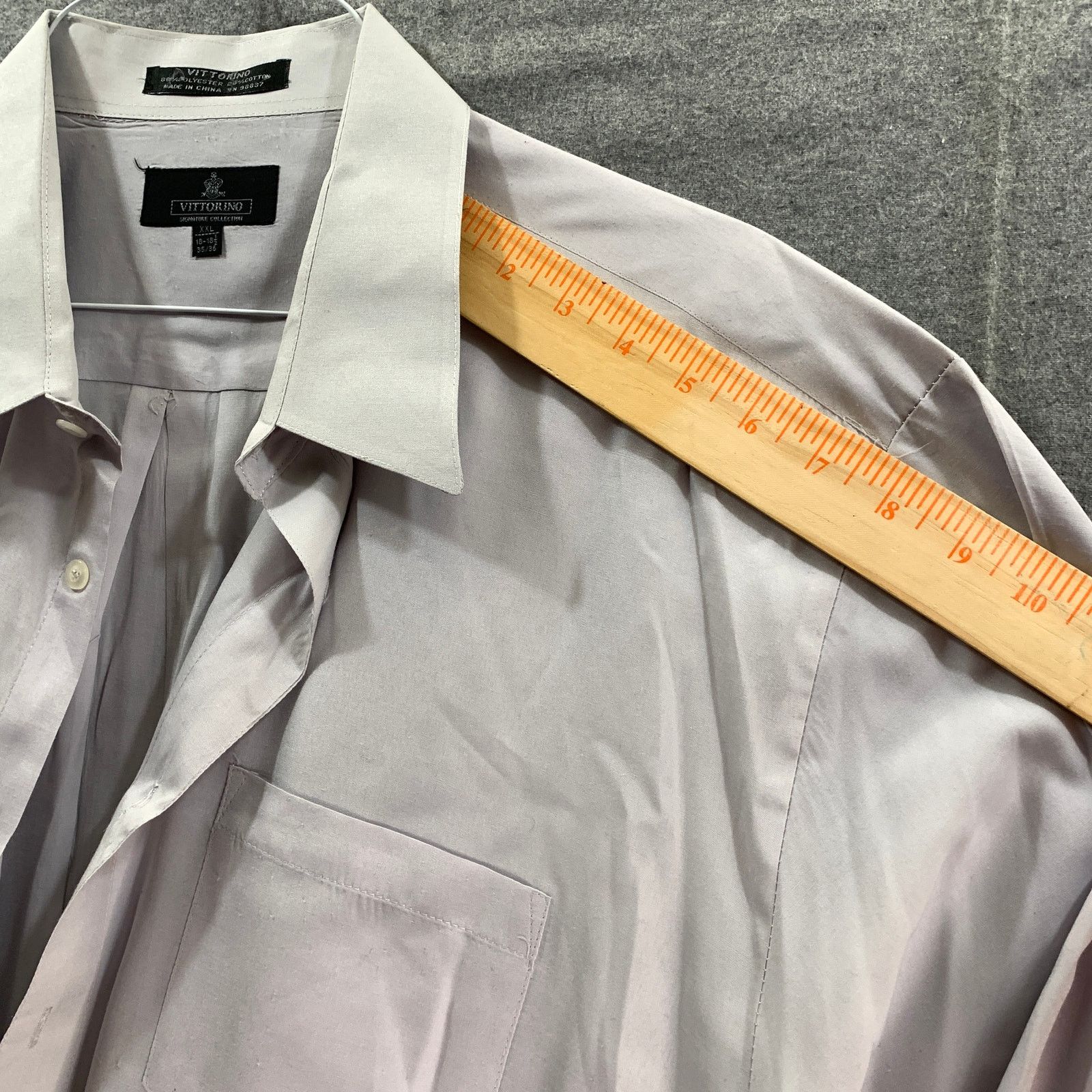 Other Vittorino Button Up White Shirt Adult Size XXL Shirt Mens Size US XXL / EU 58 / 5 - 4 Thumbnail