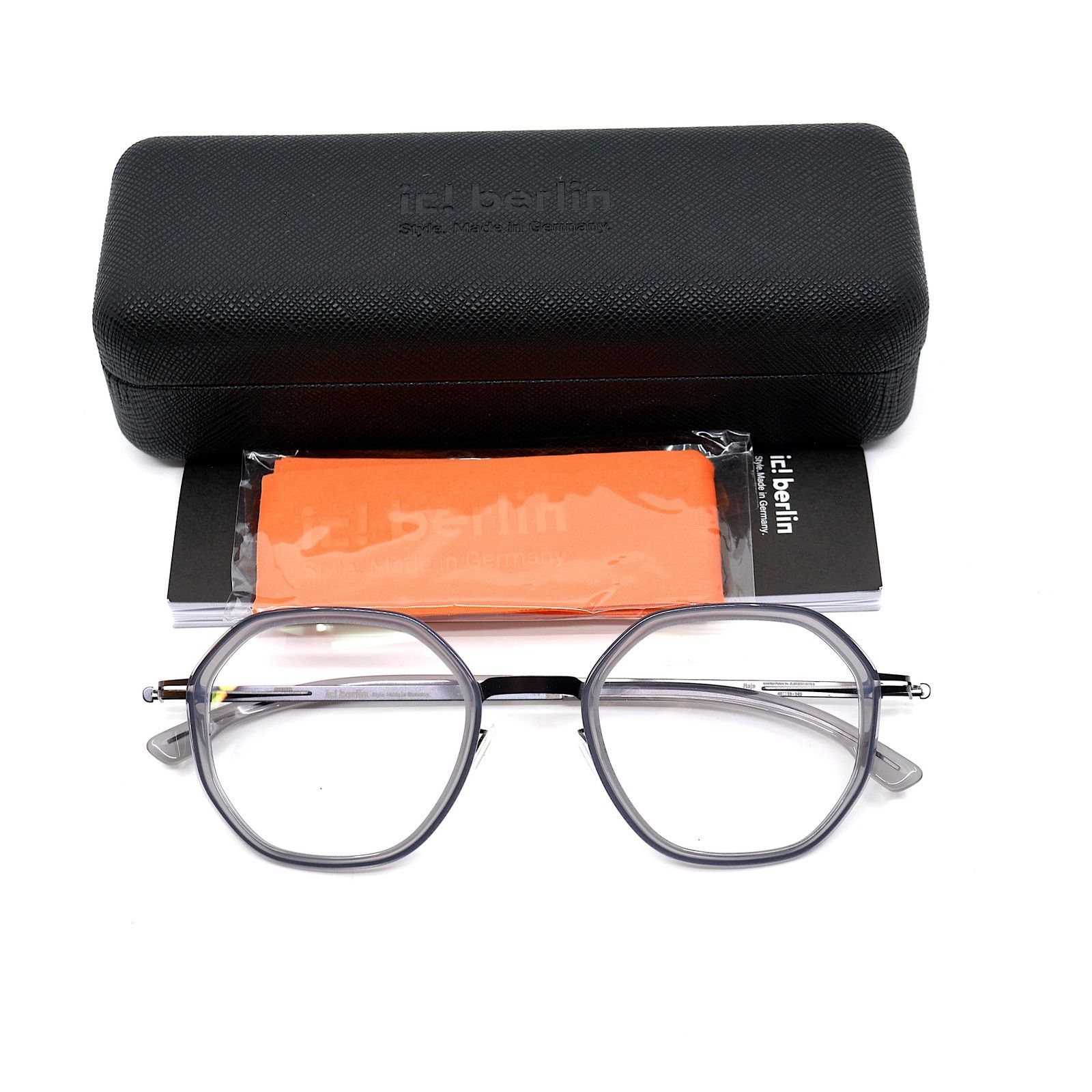 Ic! Berlin NEW IC! BERLIN RAJA MISTY GREY AUTHENTIC EYEGLASSES FRAME Size ONE SIZE - 11 Thumbnail