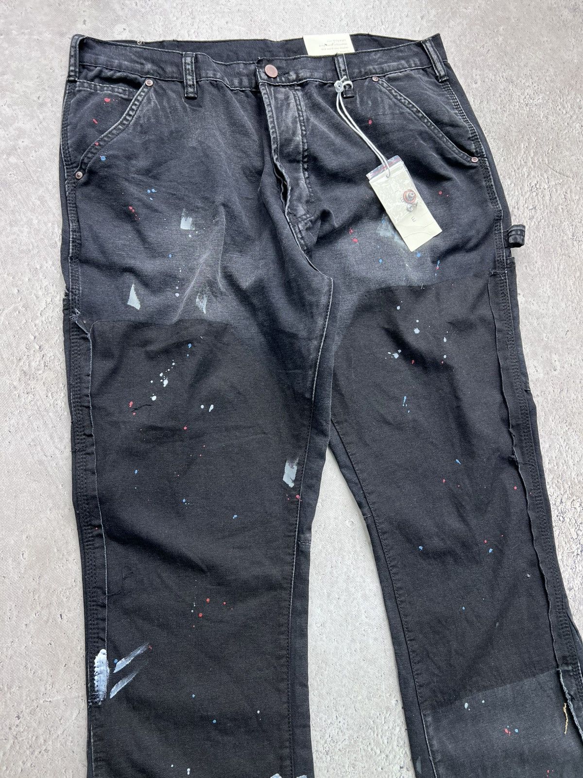 Carhartt × Vintage VINTAGE BAGGY FLARED NEW DOUBLE KNEE PANTS DISTRESSED Size US 38 / EU 54 - 3 Thumbnail