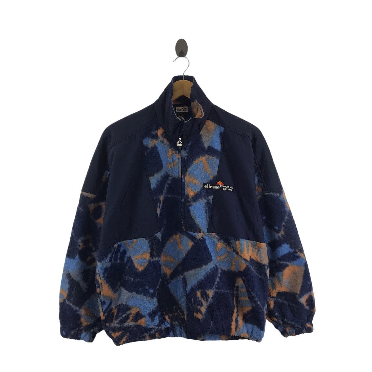 ELLESSE PERUGIA ITALIA Embroidered Brand Multi Color Fleece