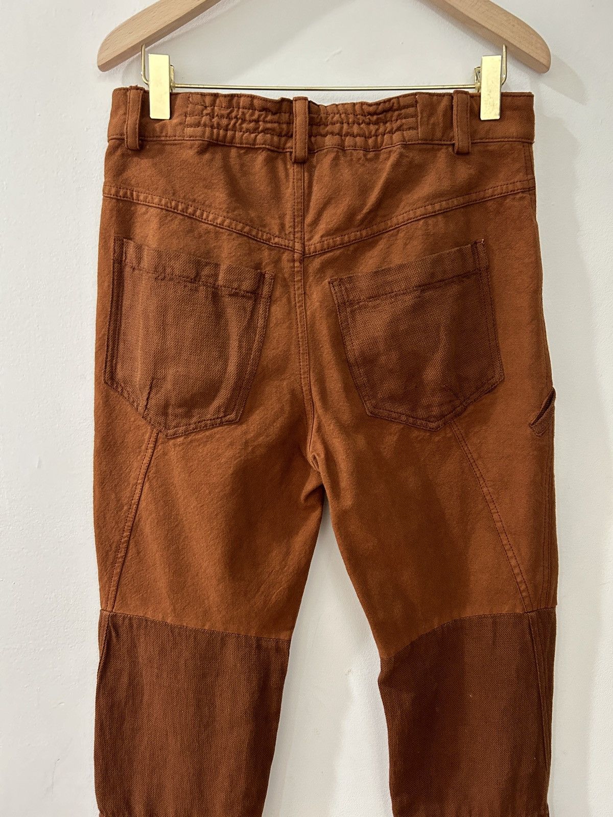 Haider Ackermann Layered Reconstructed Linen Pants Size US 28 / EU 44 - 5 Thumbnail