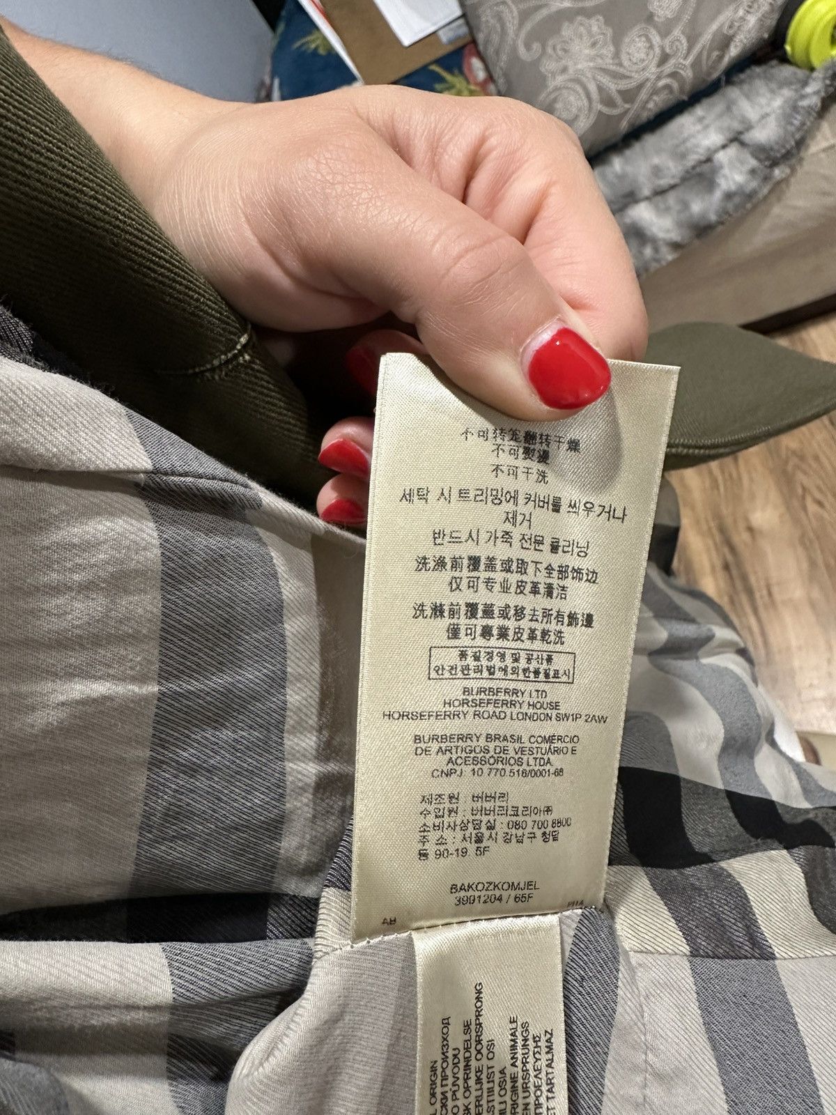 Burberry Burberry Brit Twill Coat Size S / US 4 / IT 40 - 7 Thumbnail
