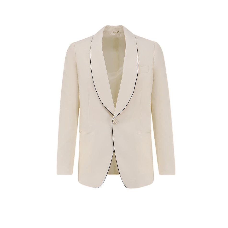 Lardini LARDINI White Wool blazer Jacket New & Authentic (Men's size Size US XL / EU 56 / 4 - 1 Thumbnail